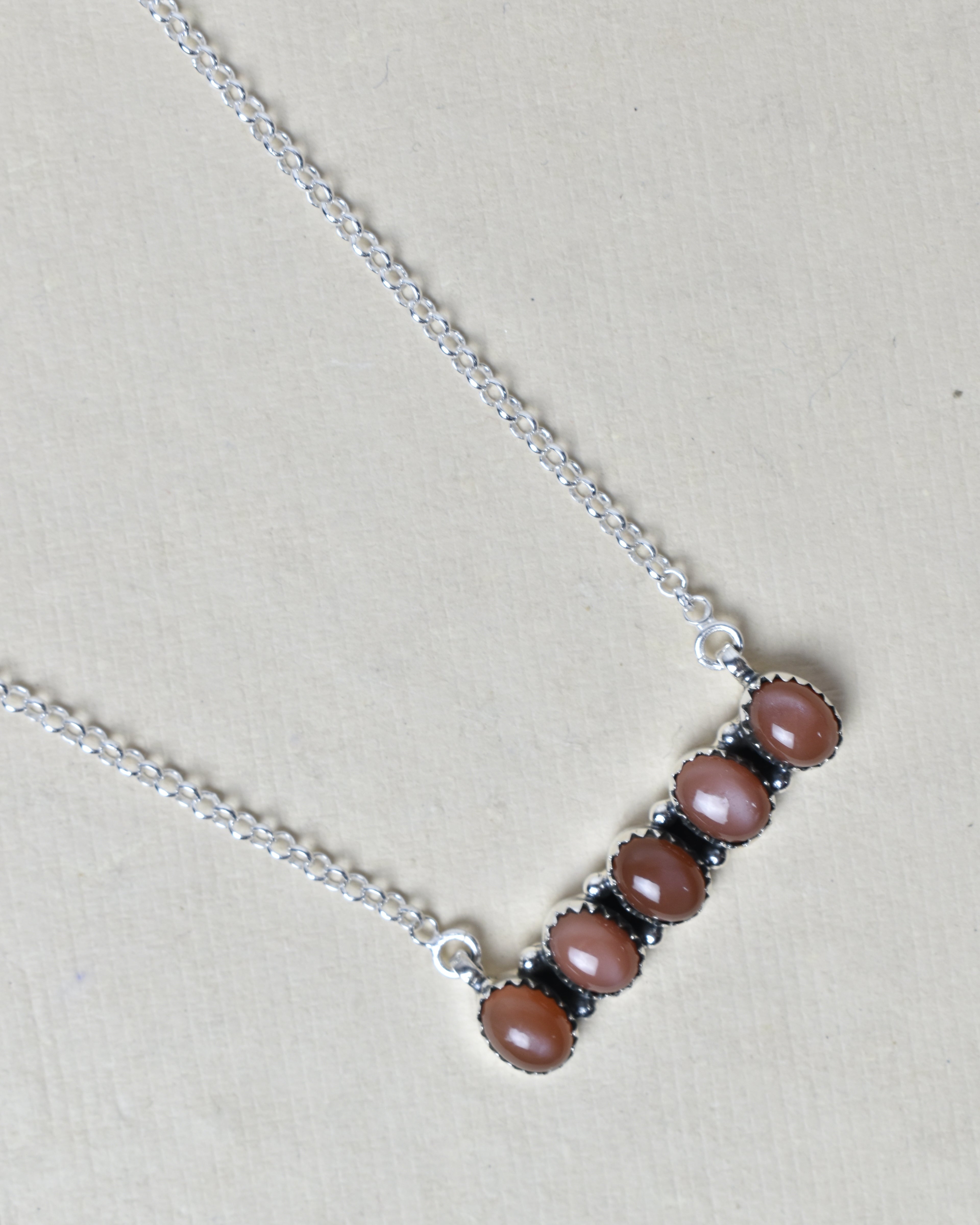 Quintabulous Sterling Silver Necklace-Bar Necklaces-Krush Kandy, Women's Online Fashion Boutique Located in Phoenix, Arizona (Scottsdale Area)