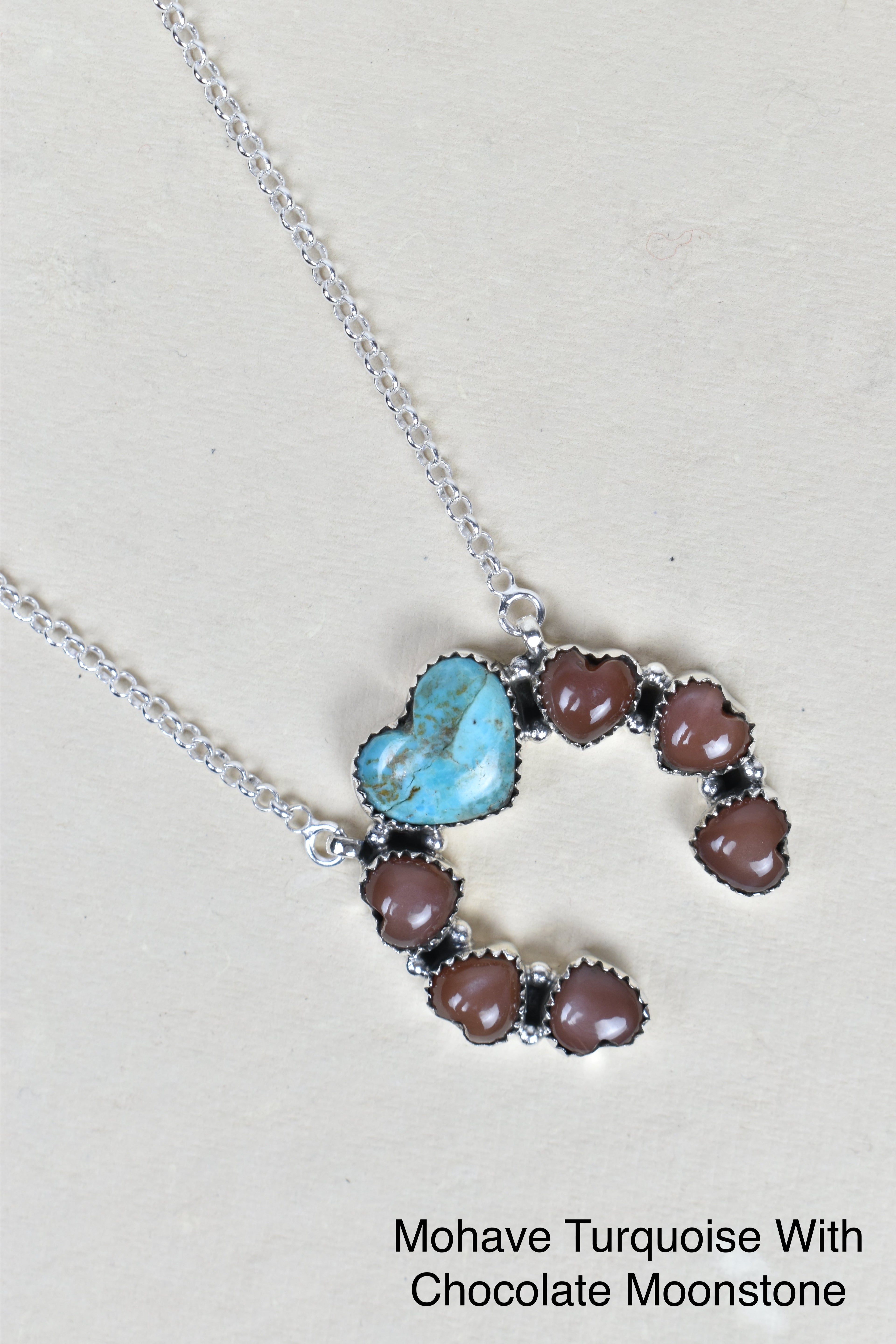 Sterling Silver Lucky Heart Necklace-Chain Necklaces-Krush Kandy, Women's Online Fashion Boutique Located in Phoenix, Arizona (Scottsdale Area)