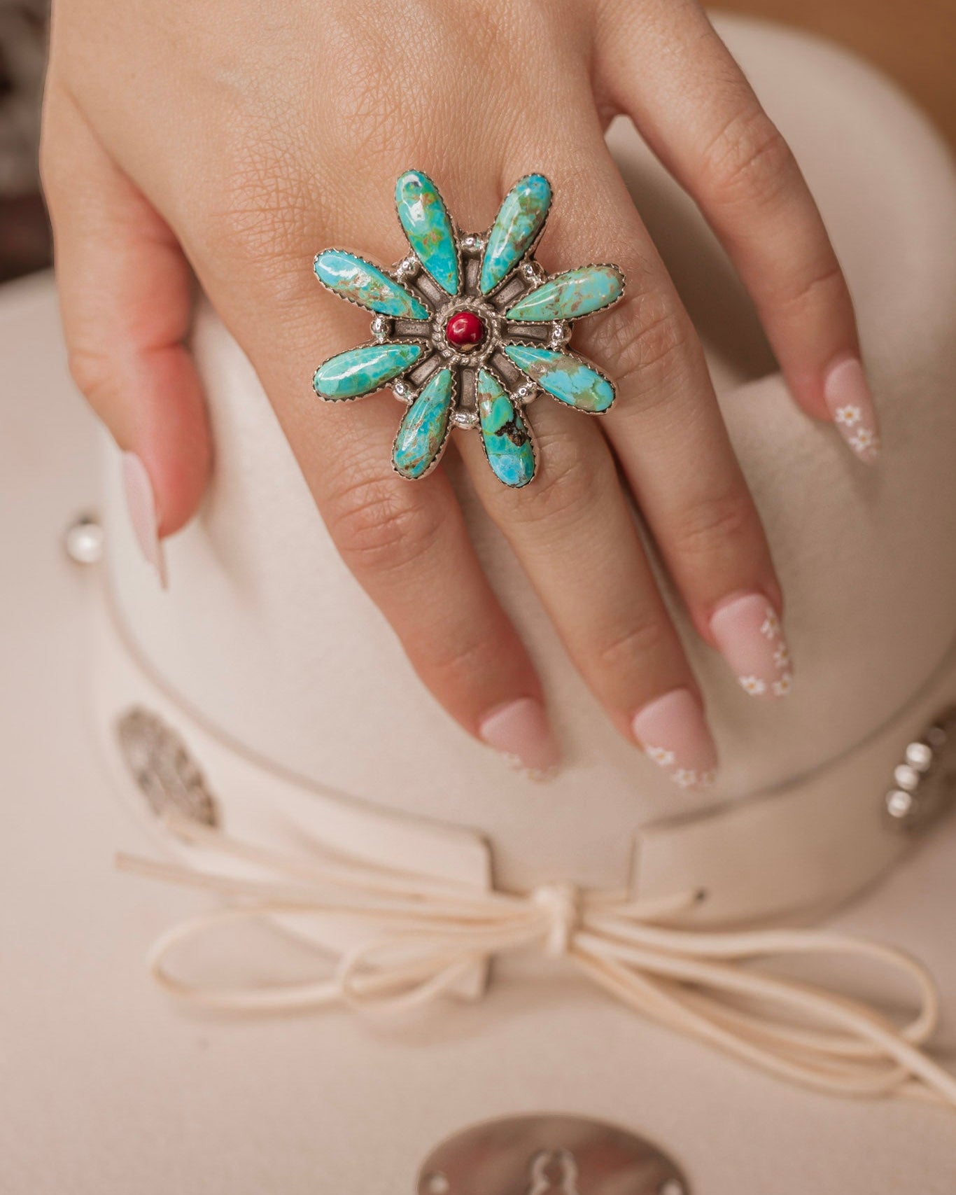 Wild Flower Stone Rings-Rings-Krush Kandy, Women's Online Fashion Boutique Located in Phoenix, Arizona (Scottsdale Area)