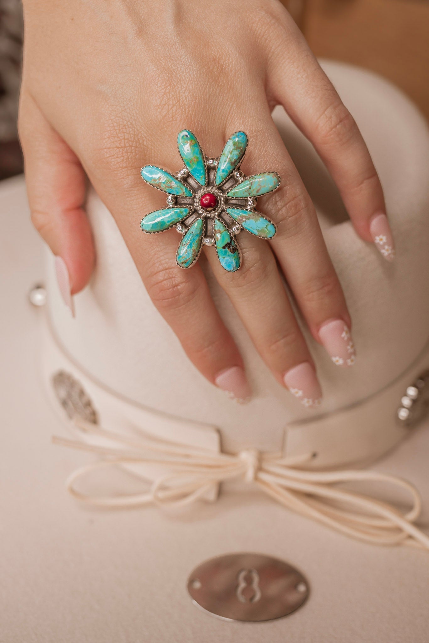 Wild Flower Stone Rings-Rings-Krush Kandy, Women's Online Fashion Boutique Located in Phoenix, Arizona (Scottsdale Area)