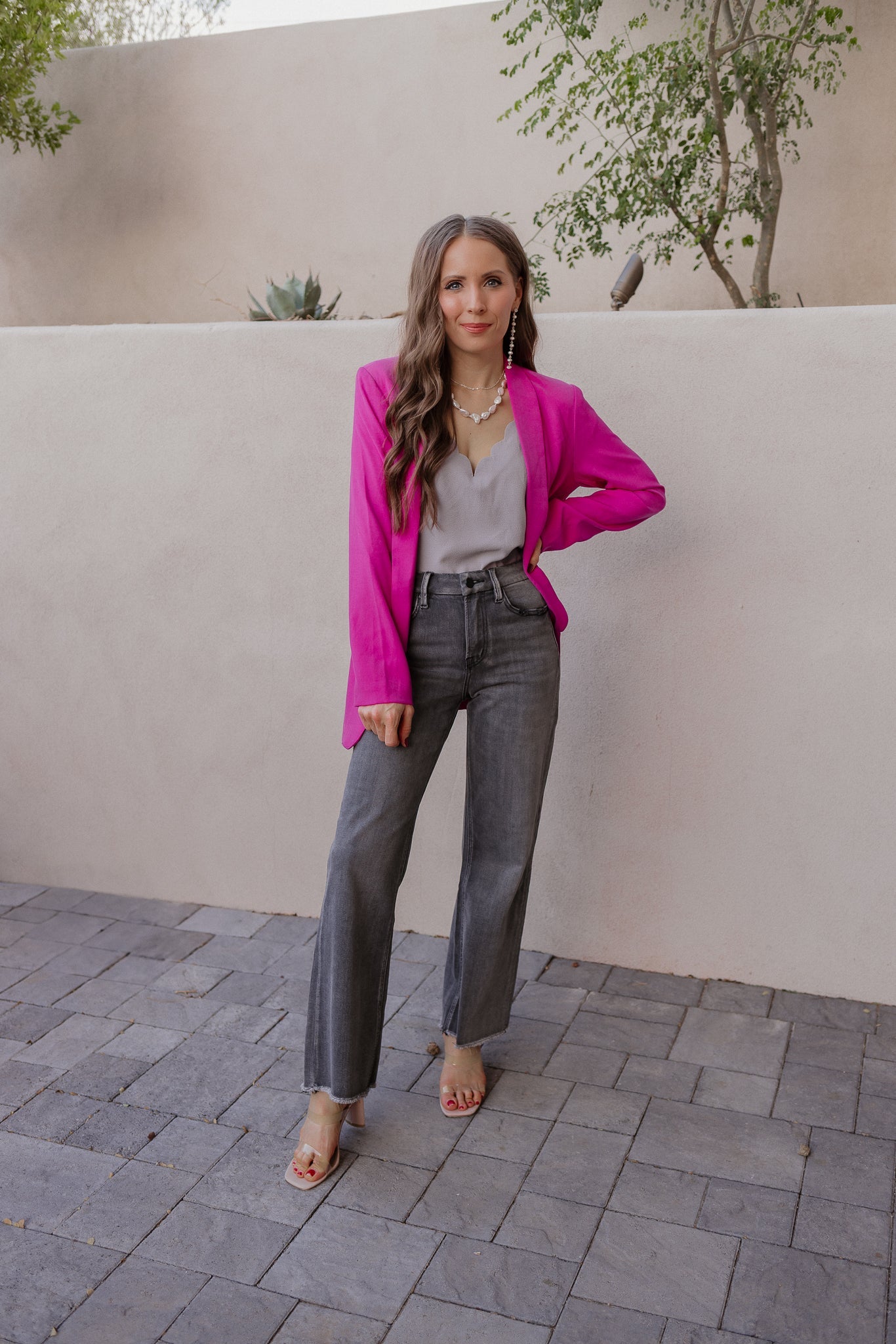 After Hours Long Sleeve Blazer-Blazers-Krush Kandy, Women's Online Fashion Boutique Located in Phoenix, Arizona (Scottsdale Area)