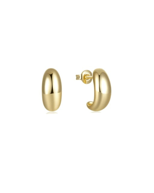 Sterling Geometric Minimalist Stud Earrings-Earrings-Krush Kandy, Women's Online Fashion Boutique Located in Phoenix, Arizona (Scottsdale Area)