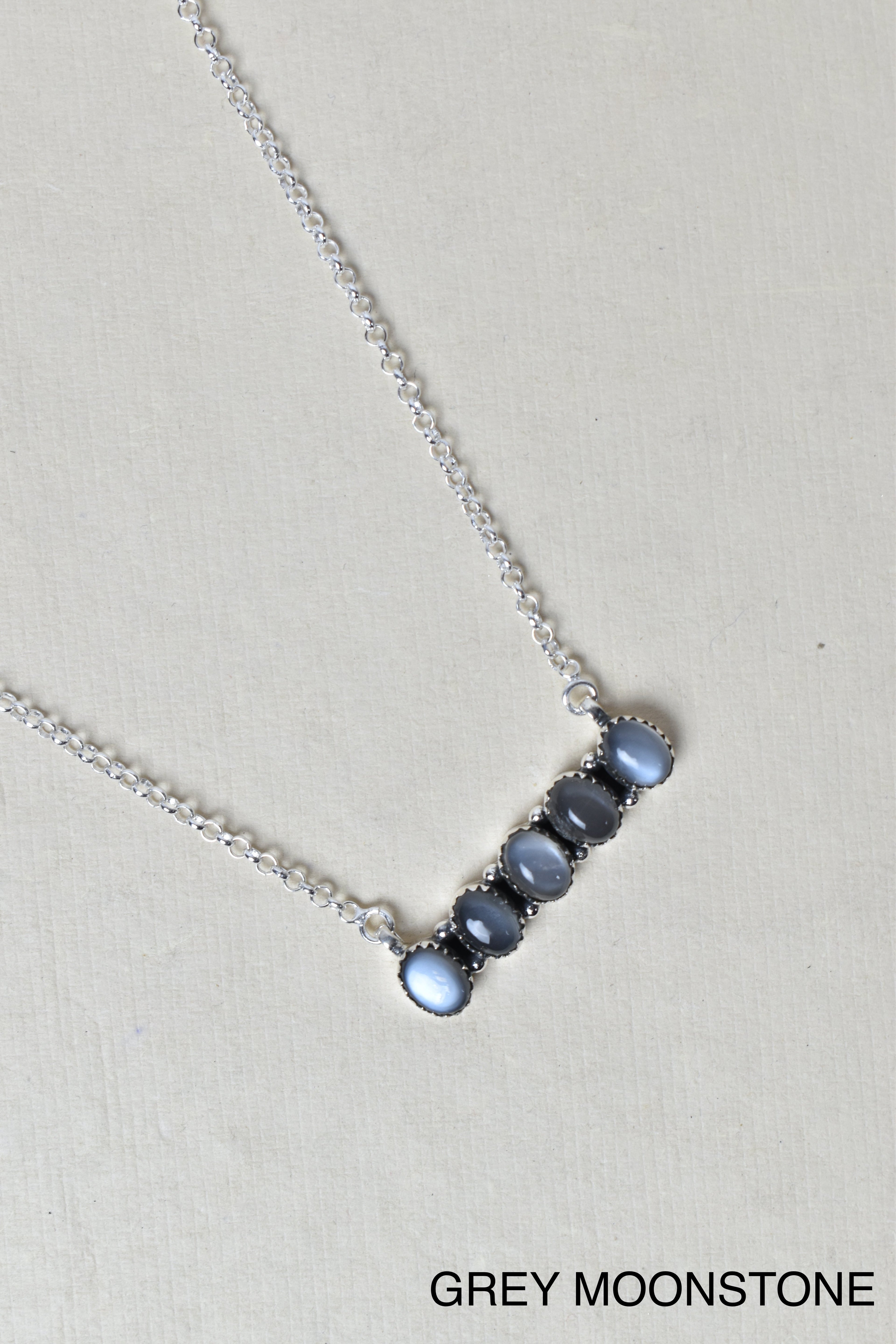 Quintabulous Sterling Silver Necklace-Bar Necklaces-Krush Kandy, Women's Online Fashion Boutique Located in Phoenix, Arizona (Scottsdale Area)