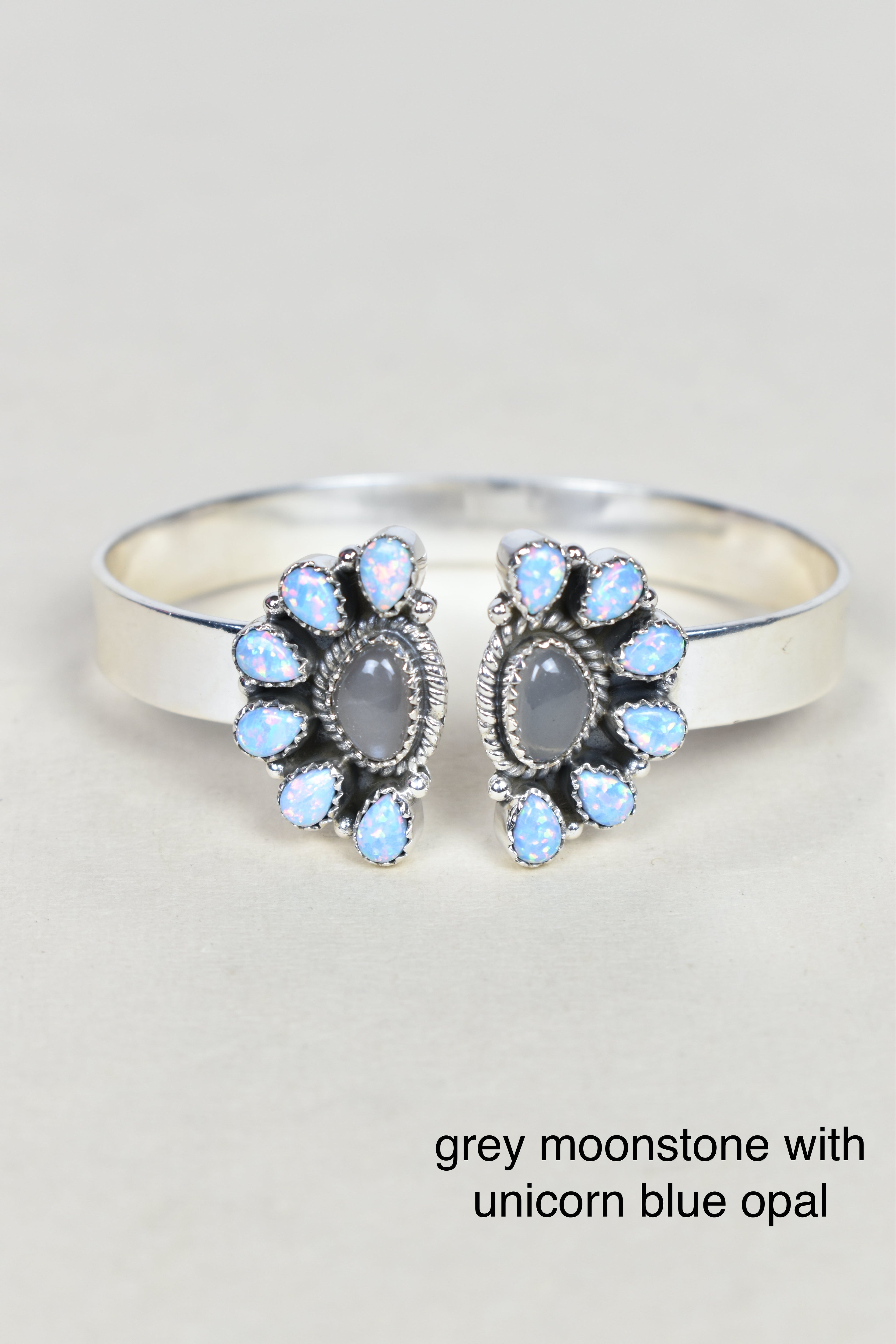 Mirrored Moonstone Cuff-Cuffs-Krush Kandy, Women's Online Fashion Boutique Located in Phoenix, Arizona (Scottsdale Area)