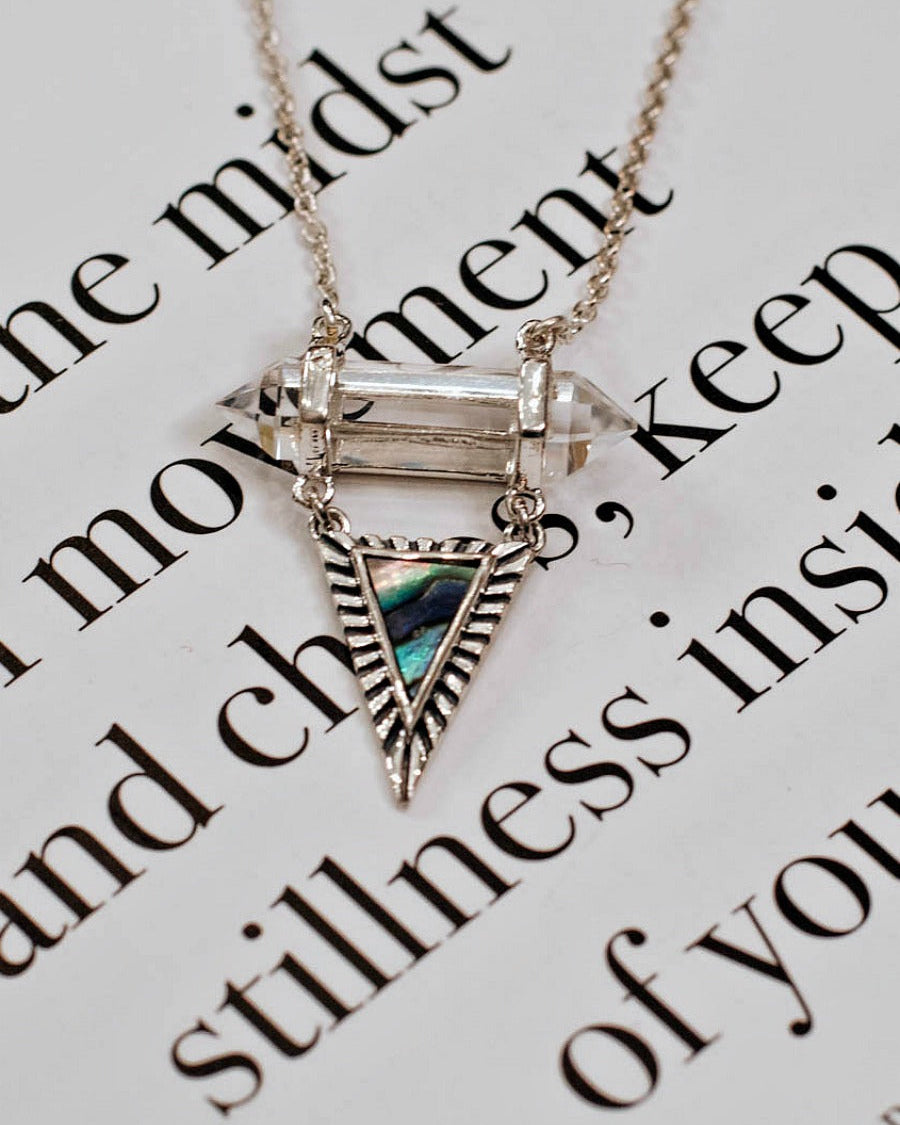 Let's Be Crystal Clear Necklace-Chain Necklaces-Krush Kandy, Women's Online Fashion Boutique Located in Phoenix, Arizona (Scottsdale Area)