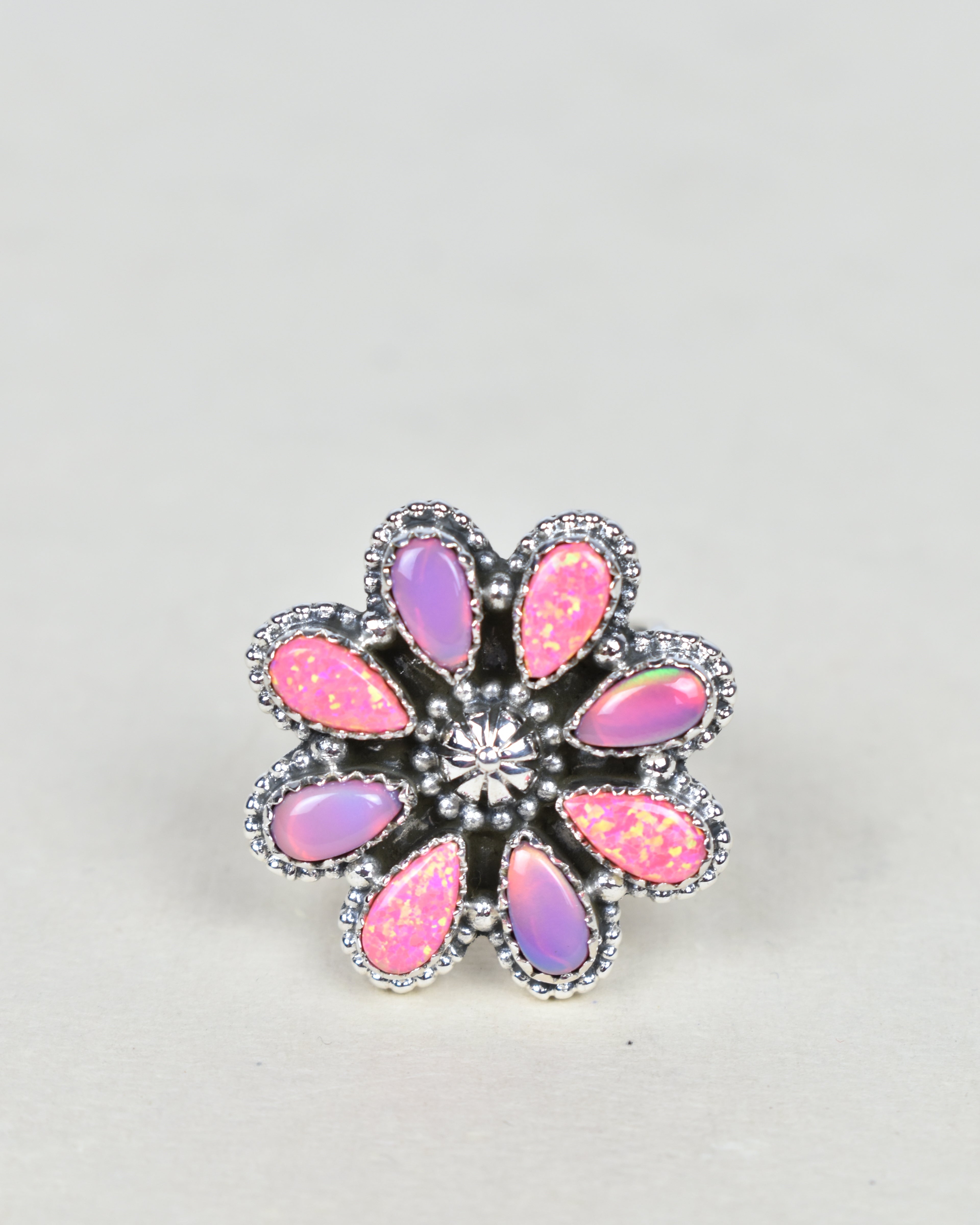 A Daisy A Day Keeps The Blues Away Ring-Cluster Rings-Krush Kandy, Women's Online Fashion Boutique Located in Phoenix, Arizona (Scottsdale Area)