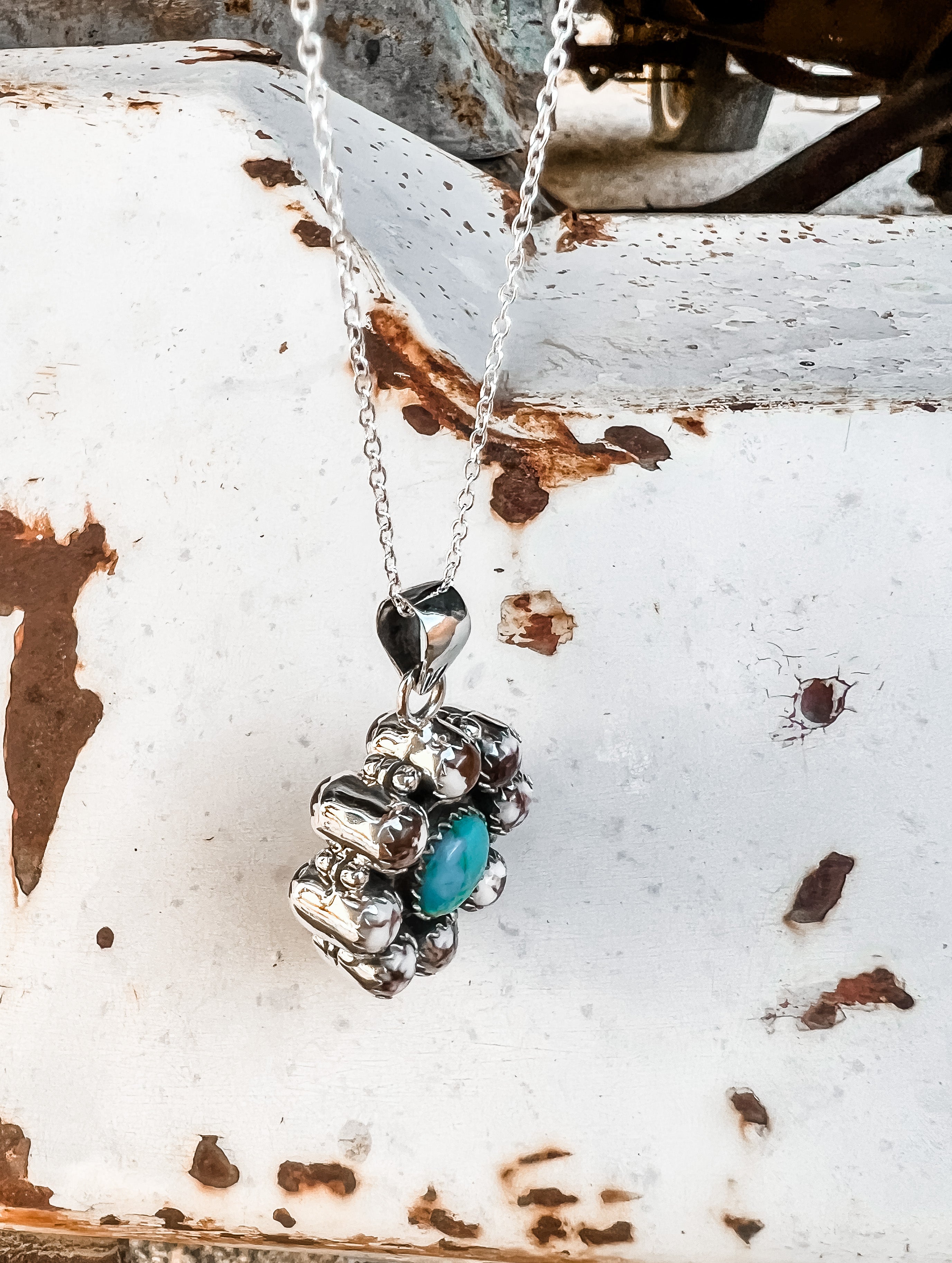 2 In 1 REVERSIBLE STONE NECKLACE-Chain Necklaces-Krush Kandy, Women's Online Fashion Boutique Located in Phoenix, Arizona (Scottsdale Area)