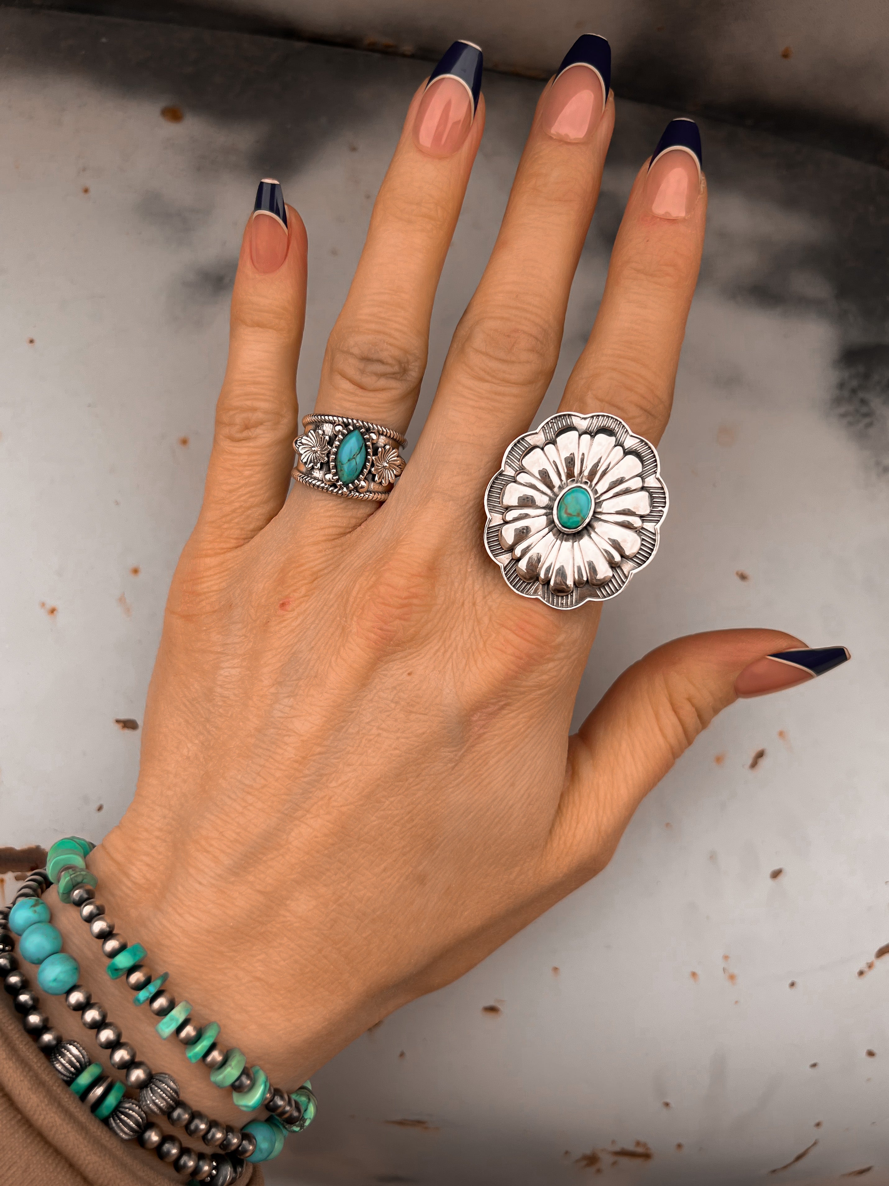 Blooming Boho Sterling Silver Ring MADE TO ORDER-Cluster Rings-Krush Kandy, Women's Online Fashion Boutique Located in Phoenix, Arizona (Scottsdale Area)