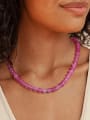 Pink Dreams Minimalist Beaded Necklace-Necklaces-Krush Kandy, Women's Online Fashion Boutique Located in Phoenix, Arizona (Scottsdale Area)