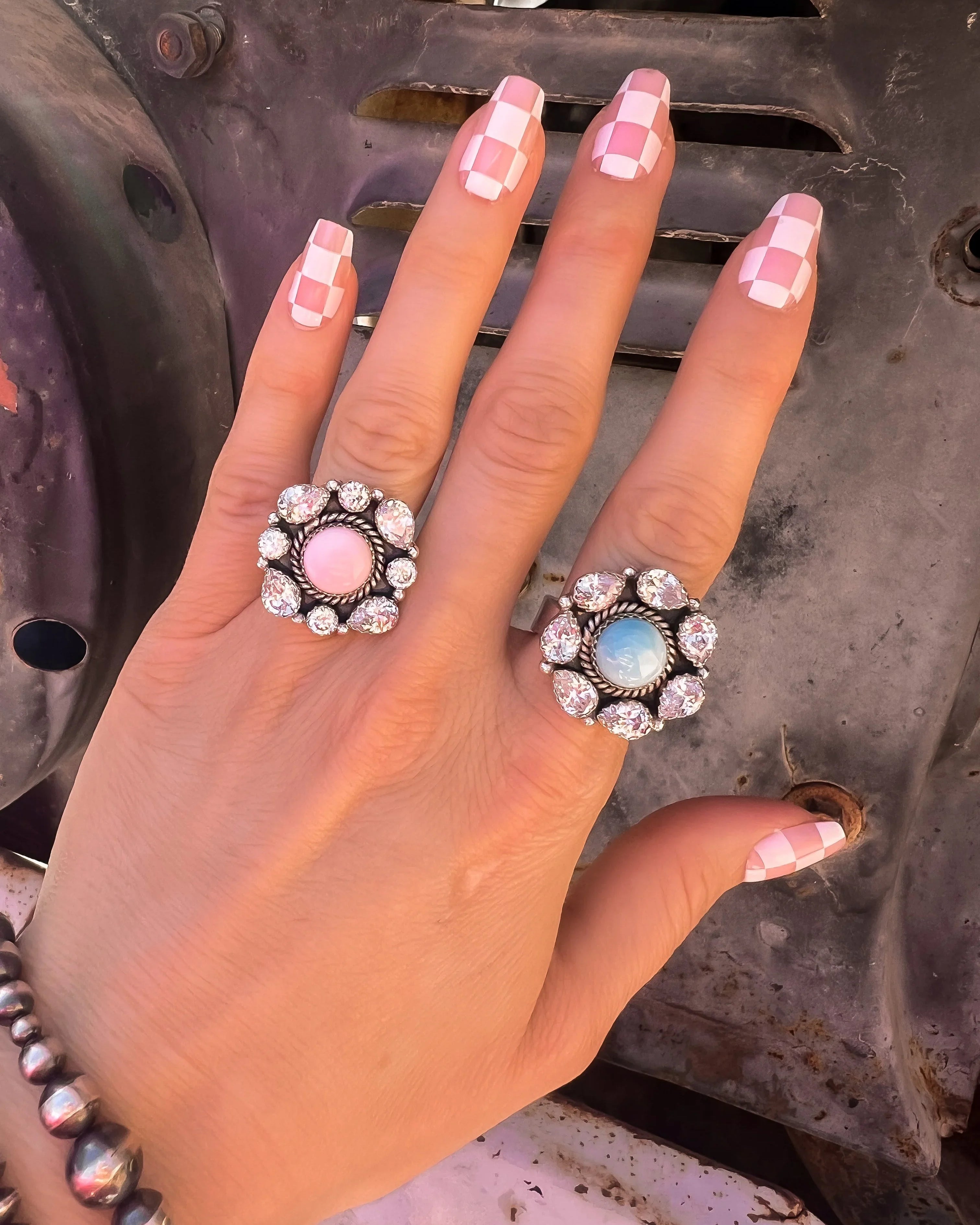 Crystal Krushes Stone Rings-Rings-Krush Kandy, Women's Online Fashion Boutique Located in Phoenix, Arizona (Scottsdale Area)