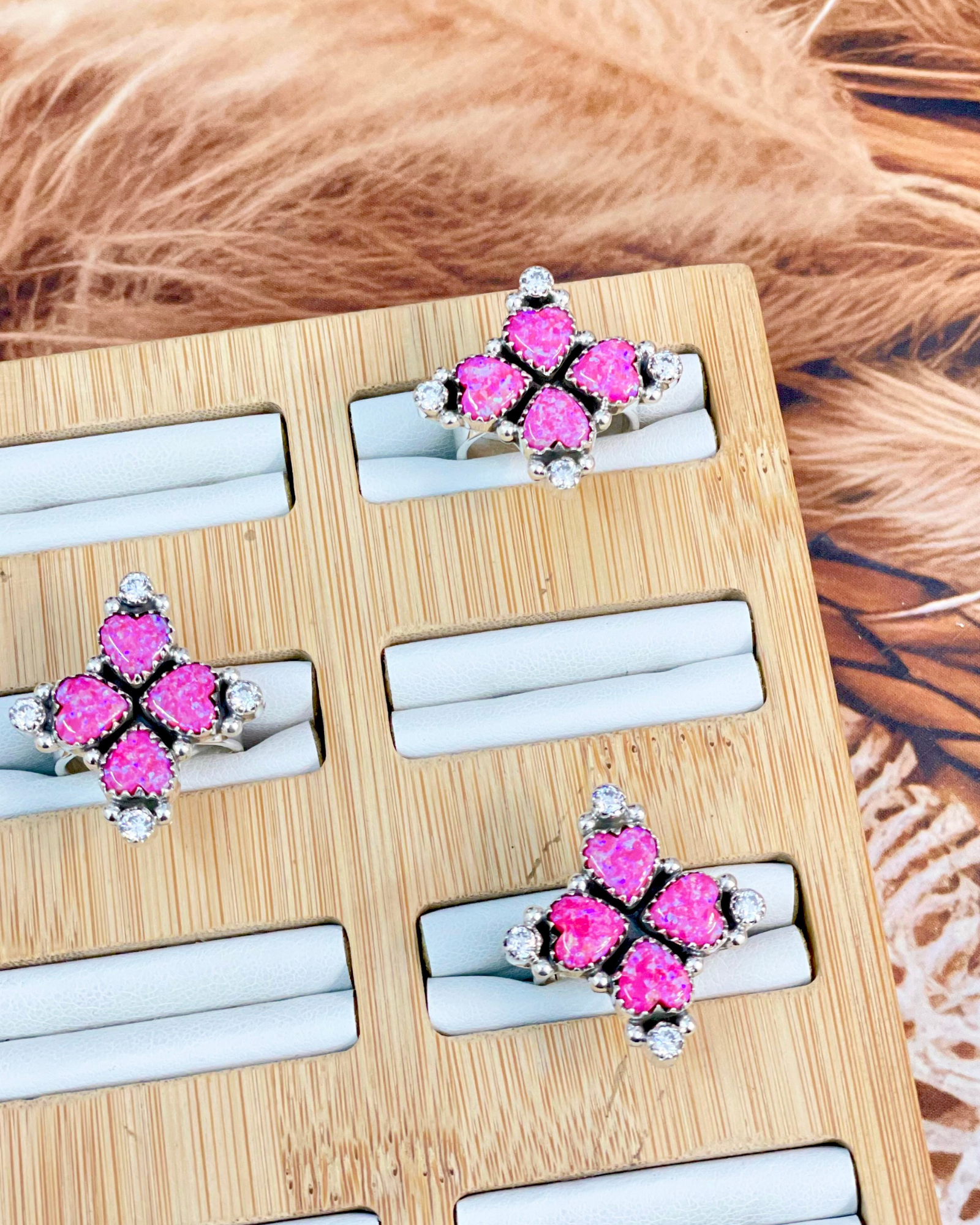 Opal Bloom Crystal Ring-Ring Sizers-Krush Kandy, Women's Online Fashion Boutique Located in Phoenix, Arizona (Scottsdale Area)