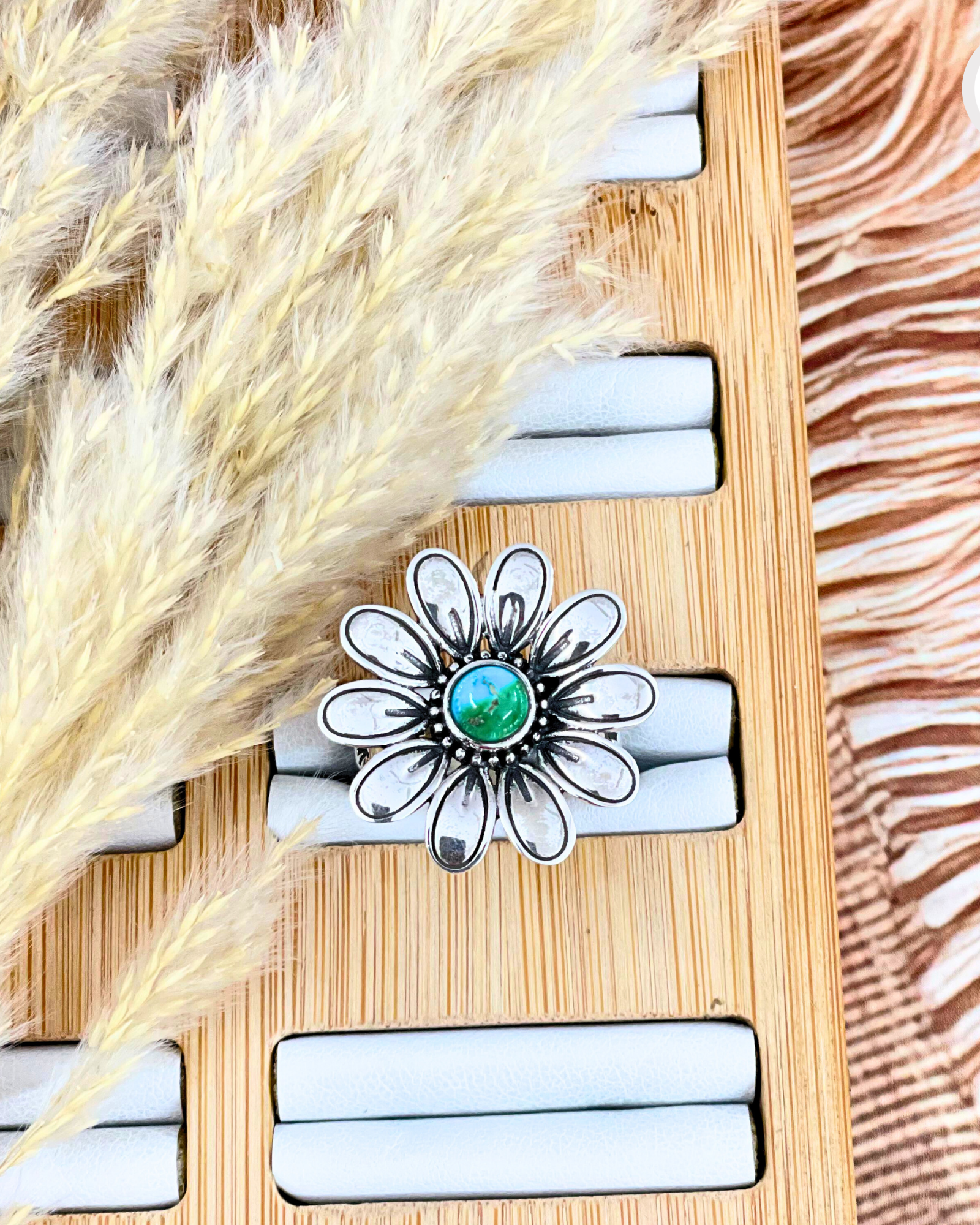Kristyn's Sterling Daisy Set-Chain Necklaces-Krush Kandy, Women's Online Fashion Boutique Located in Phoenix, Arizona (Scottsdale Area)