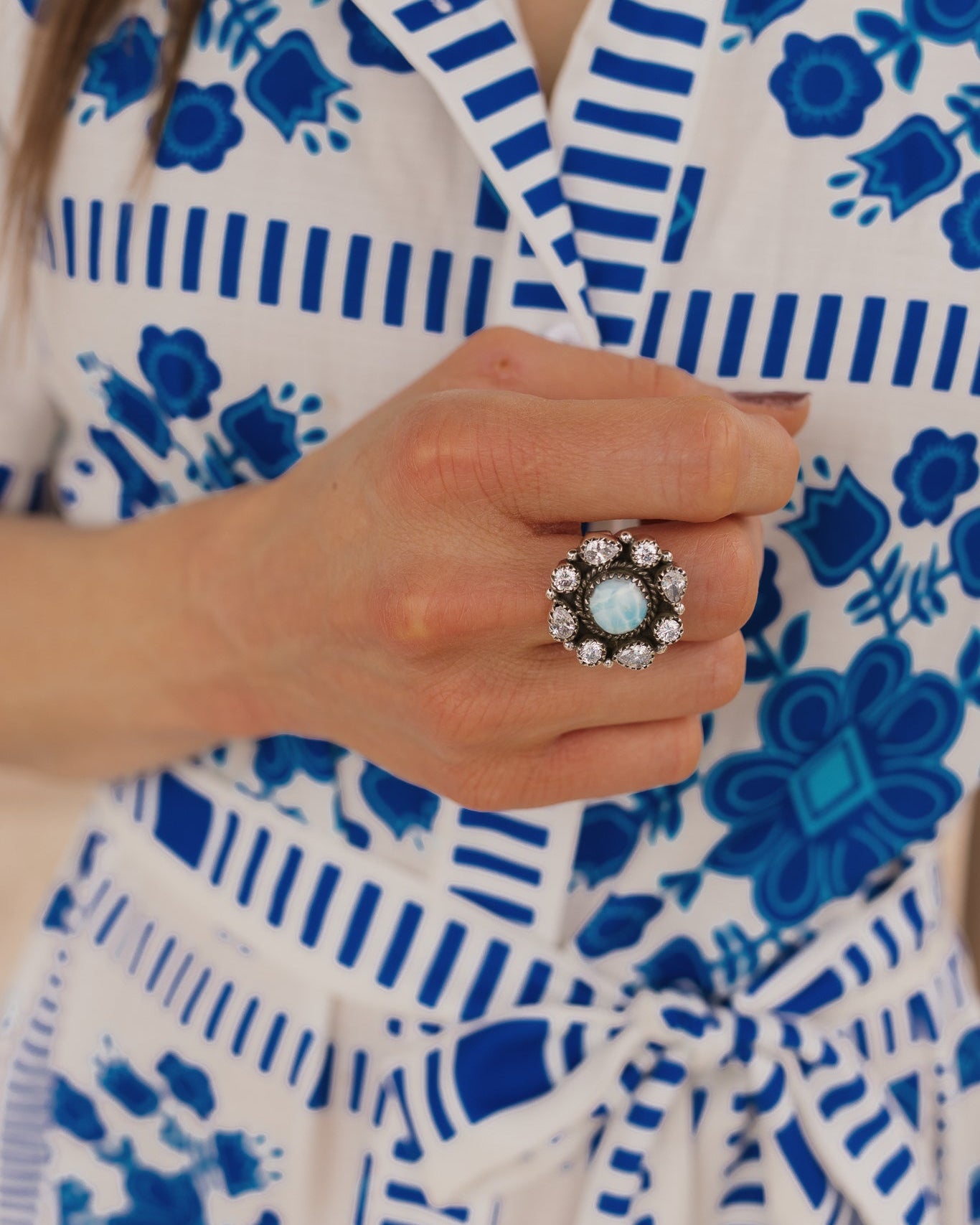 Krystal Krushes Cluster Ring-Cluster Rings-Krush Kandy, Women's Online Fashion Boutique Located in Phoenix, Arizona (Scottsdale Area)