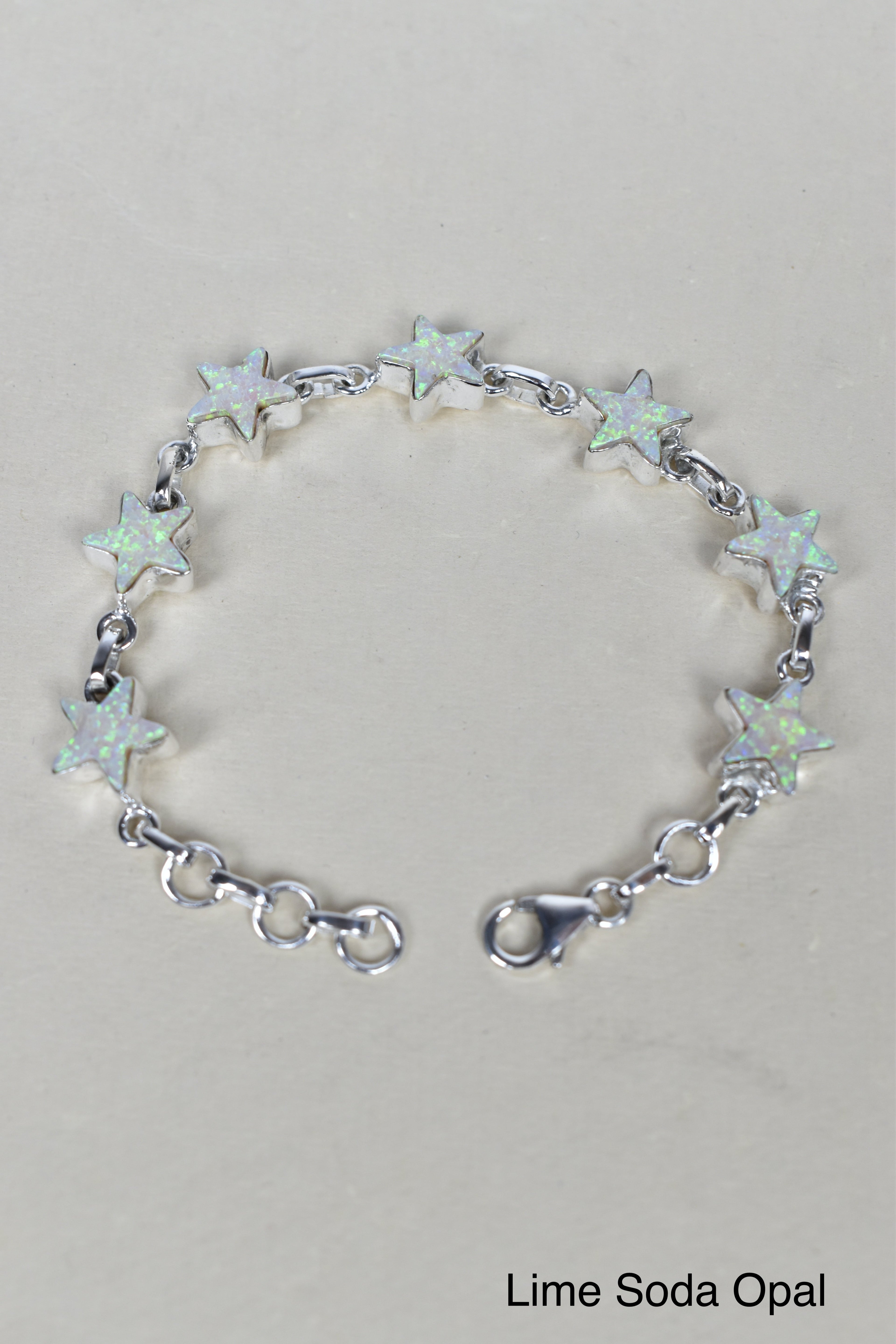 7 Star General Sterling Silver Bracelet-Gemstone Bracelets-Krush Kandy, Women's Online Fashion Boutique Located in Phoenix, Arizona (Scottsdale Area)