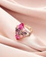 Cubic Zirconia Geometric Vintage Cocktail Ring-Rings-Krush Kandy, Women's Online Fashion Boutique Located in Phoenix, Arizona (Scottsdale Area)