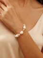 Freshwater Pearl Vintage Link Bracelet-Bracelets-Krush Kandy, Women's Online Fashion Boutique Located in Phoenix, Arizona (Scottsdale Area)