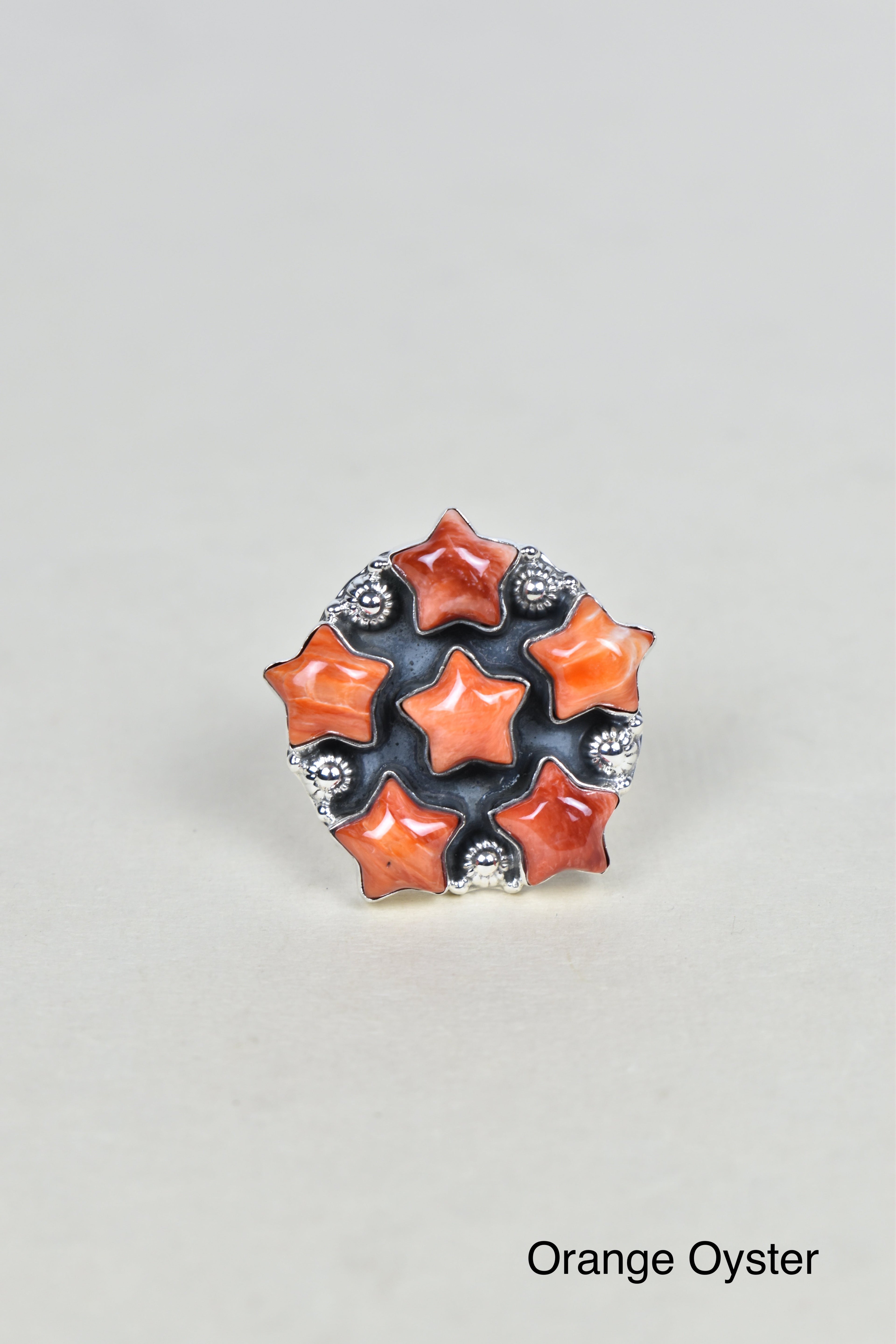 5 Star General Sterling Silver Ring-Cluster Rings-Krush Kandy, Women's Online Fashion Boutique Located in Phoenix, Arizona (Scottsdale Area)