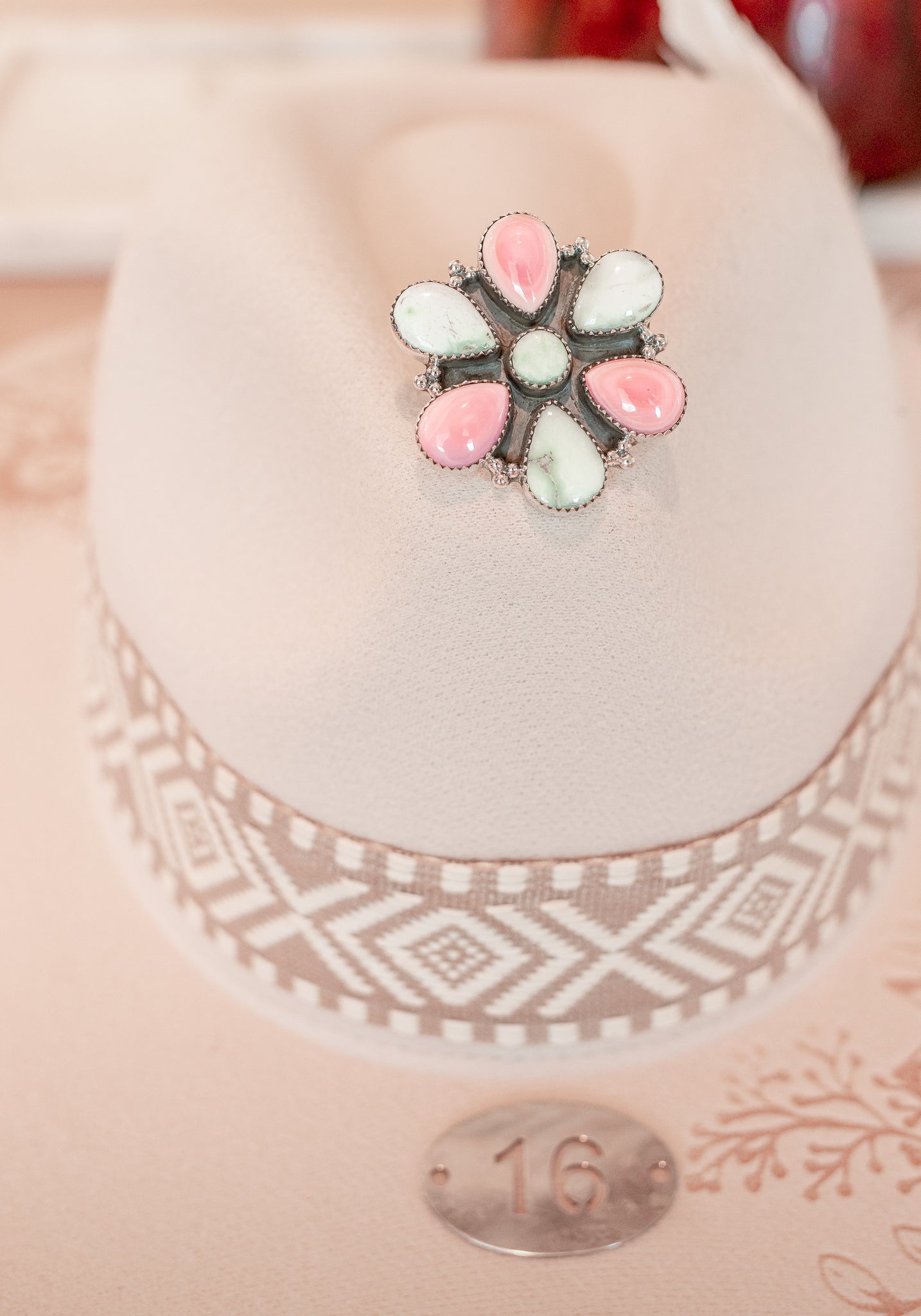 Pink Conch & Paloma One Of A Kind Rings-Rings-Krush Kandy, Women's Online Fashion Boutique Located in Phoenix, Arizona (Scottsdale Area)