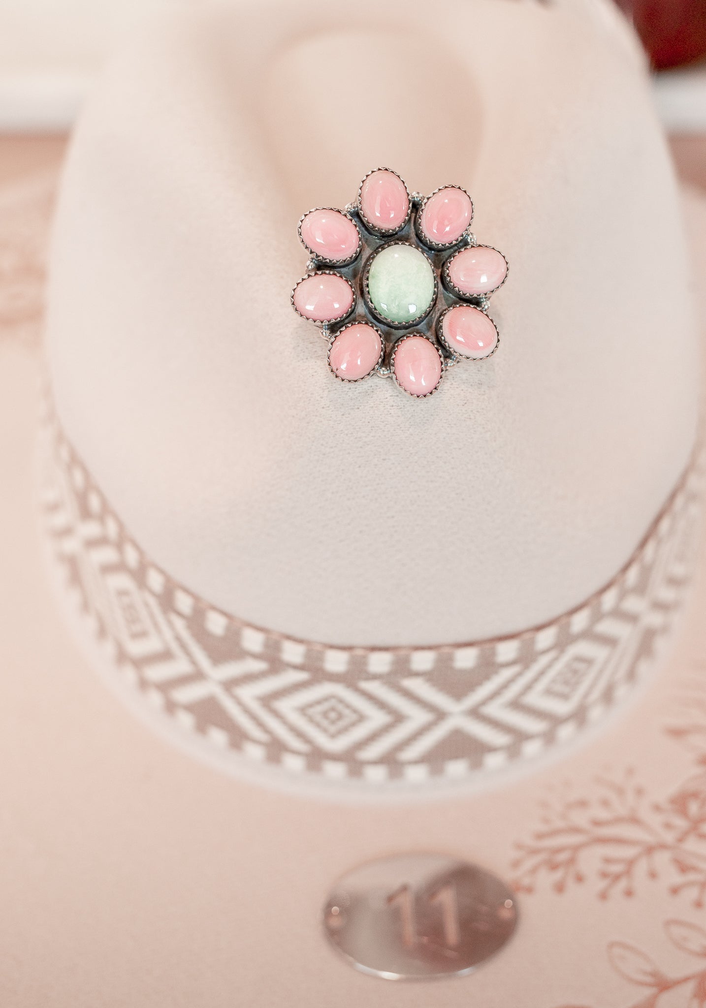 Pink Conch & Paloma One Of A Kind Rings-Rings-Krush Kandy, Women's Online Fashion Boutique Located in Phoenix, Arizona (Scottsdale Area)