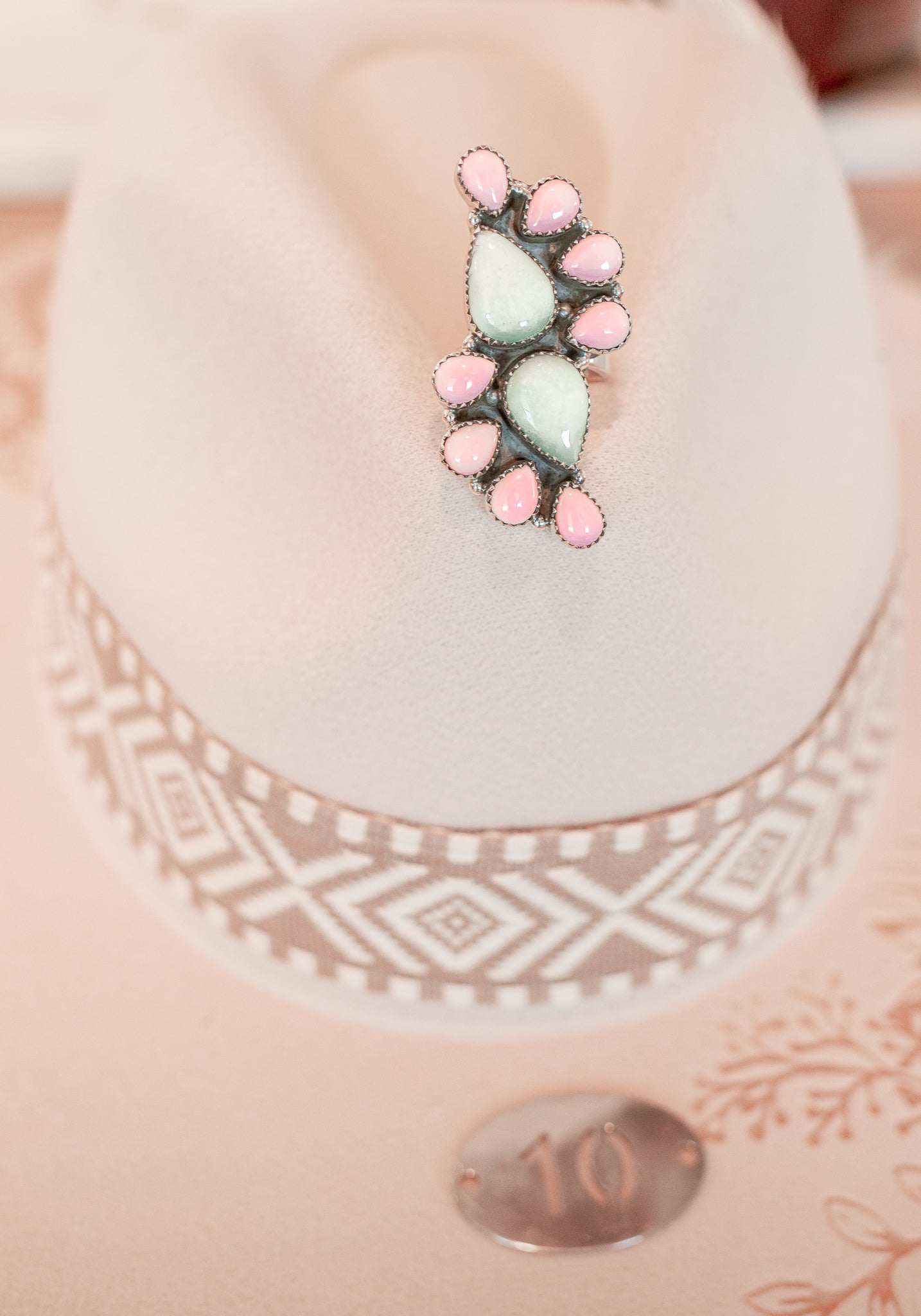 Pink Conch & Paloma One Of A Kind Rings-Rings-Krush Kandy, Women's Online Fashion Boutique Located in Phoenix, Arizona (Scottsdale Area)