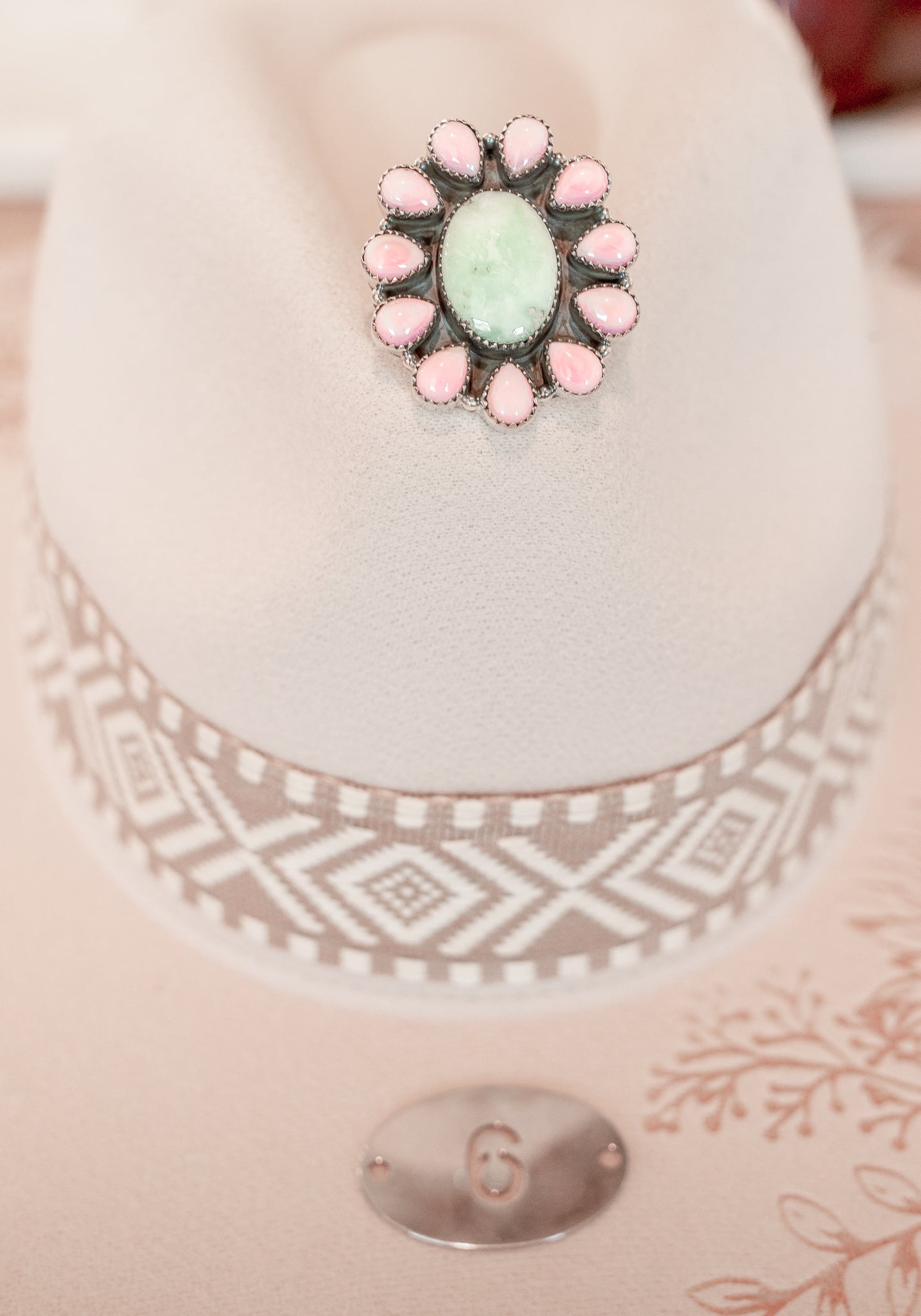 Pink Conch & Paloma One Of A Kind Rings-Rings-Krush Kandy, Women's Online Fashion Boutique Located in Phoenix, Arizona (Scottsdale Area)