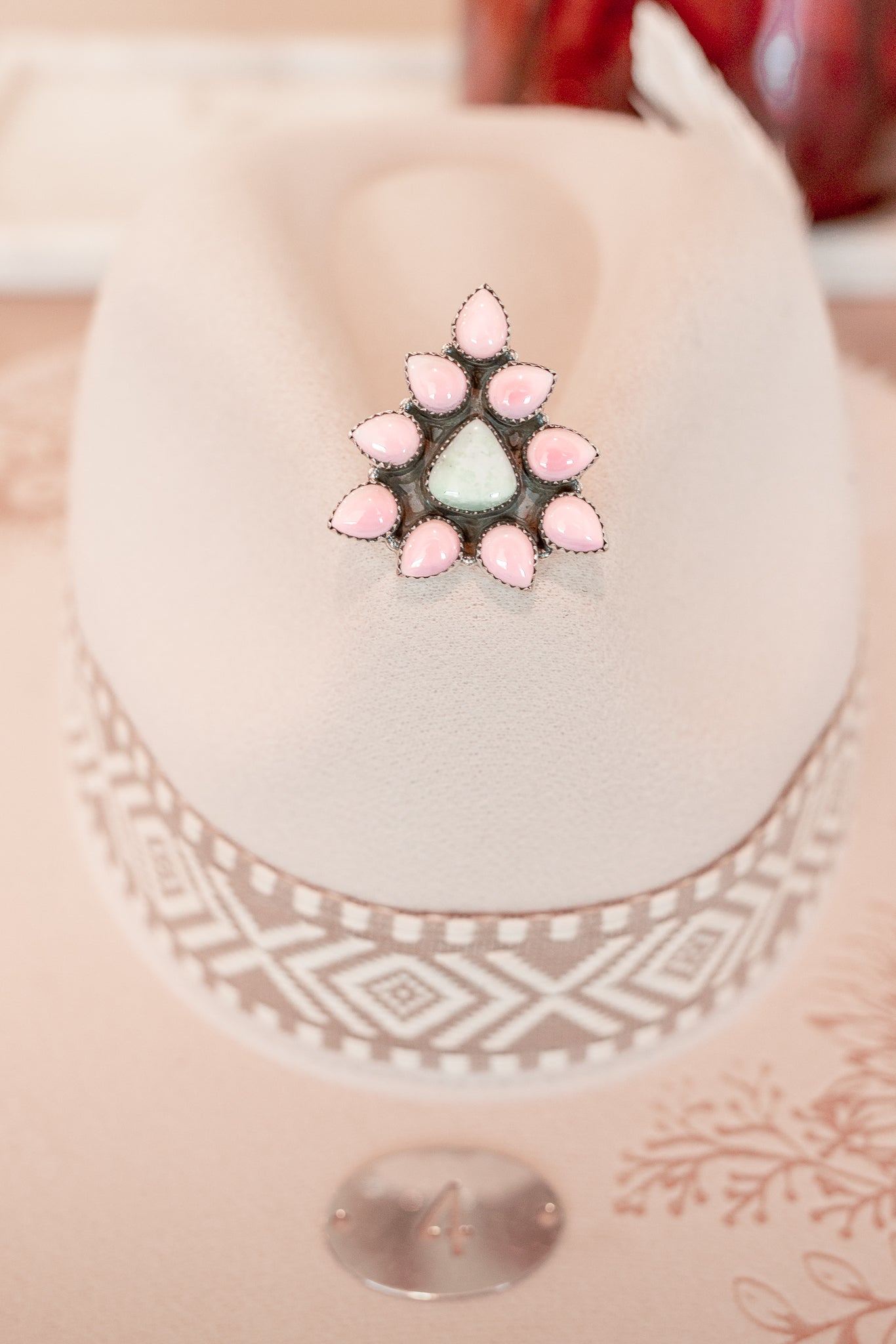 Pink Conch & Paloma One Of A Kind Rings-Rings-Krush Kandy, Women's Online Fashion Boutique Located in Phoenix, Arizona (Scottsdale Area)