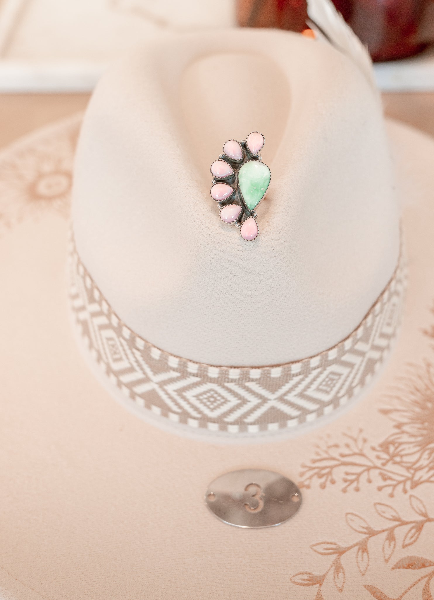 Pink Conch & Paloma One Of A Kind Rings-Rings-Krush Kandy, Women's Online Fashion Boutique Located in Phoenix, Arizona (Scottsdale Area)