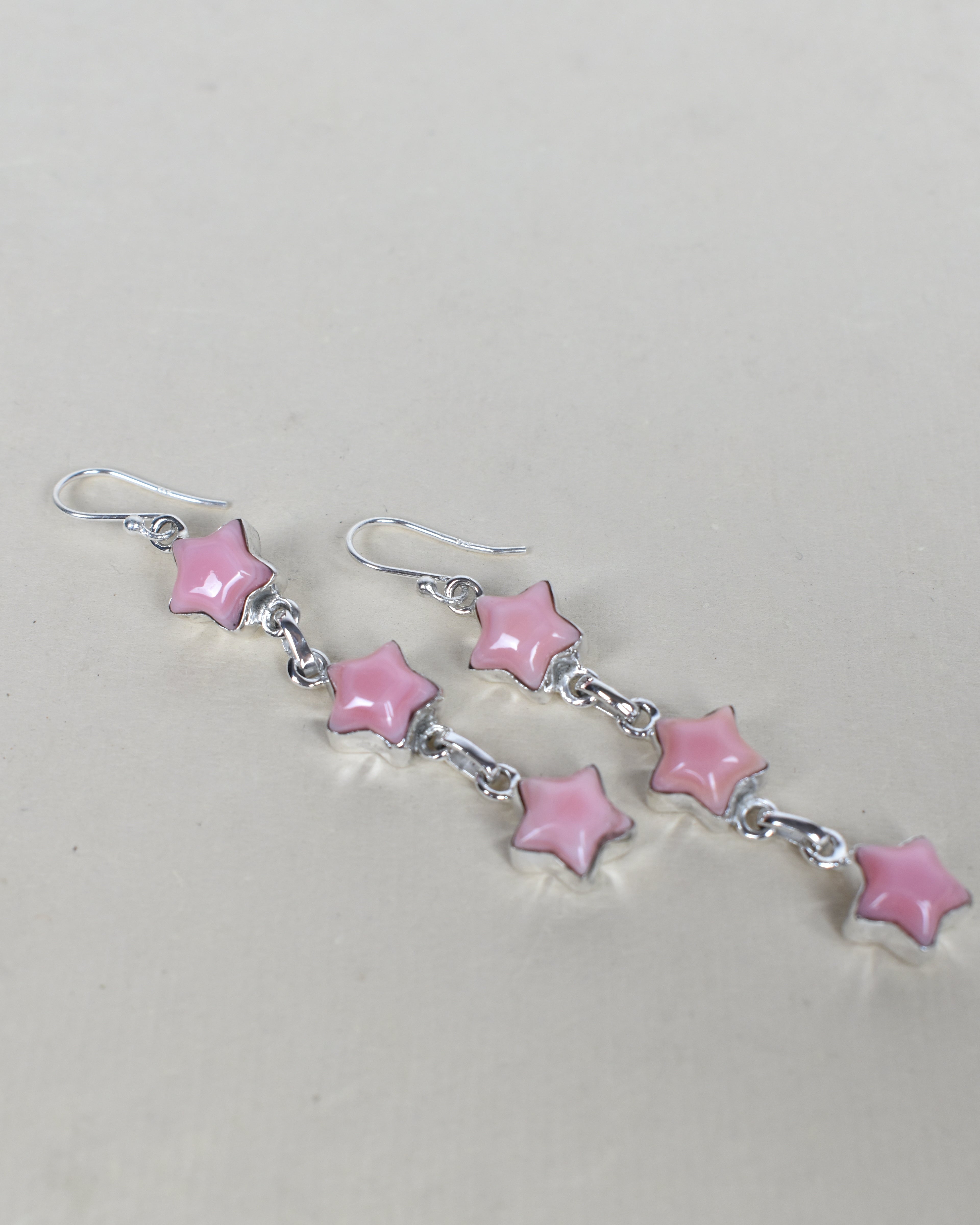 3 Star General Sterling Silver Earrings-Drop Earrings-Krush Kandy, Women's Online Fashion Boutique Located in Phoenix, Arizona (Scottsdale Area)