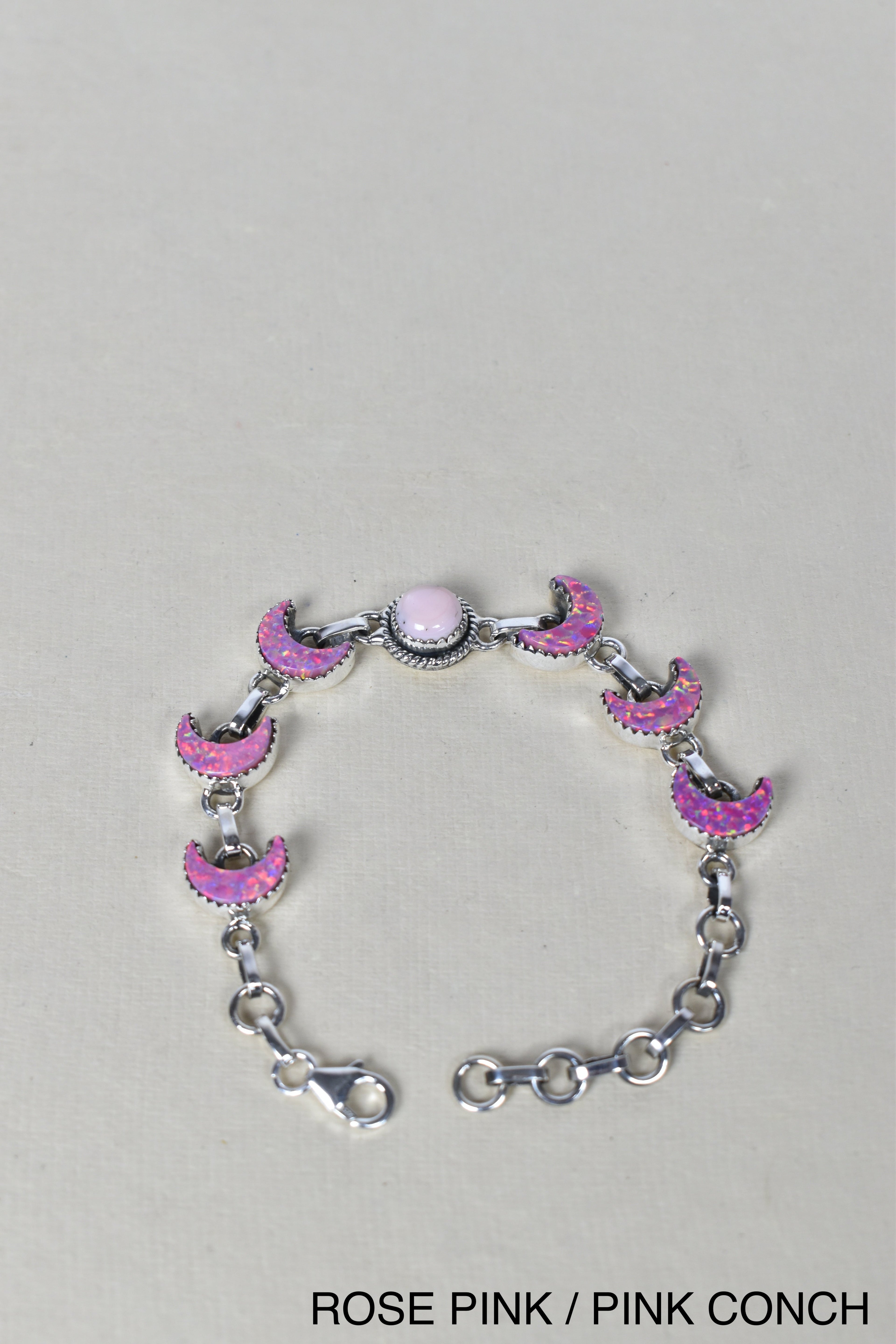 Lunar Crescent Charm Bracelet-Chain Bracelets-Krush Kandy, Women's Online Fashion Boutique Located in Phoenix, Arizona (Scottsdale Area)