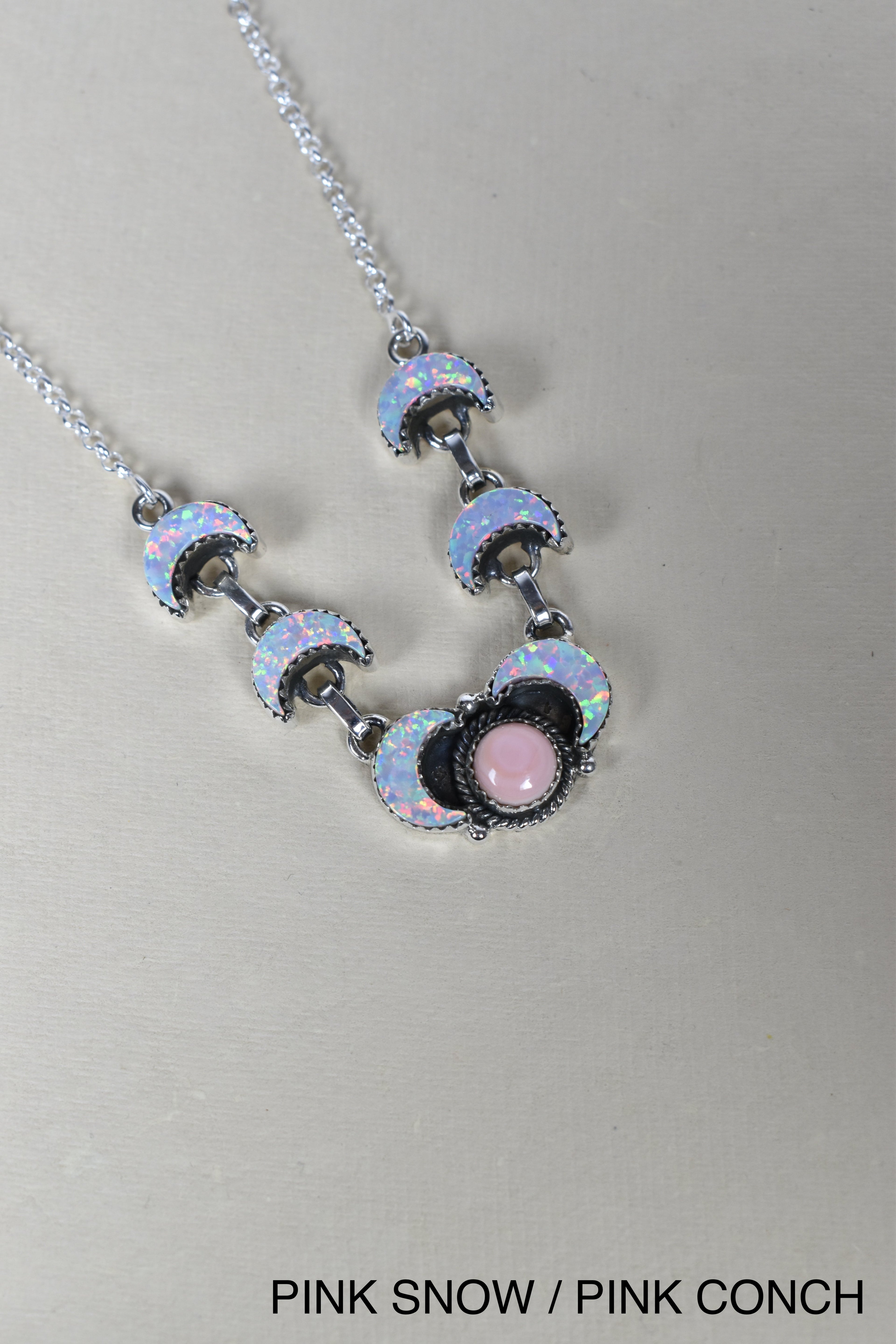 Lunar Crescent Necklace-Chain Necklaces-Krush Kandy, Women's Online Fashion Boutique Located in Phoenix, Arizona (Scottsdale Area)