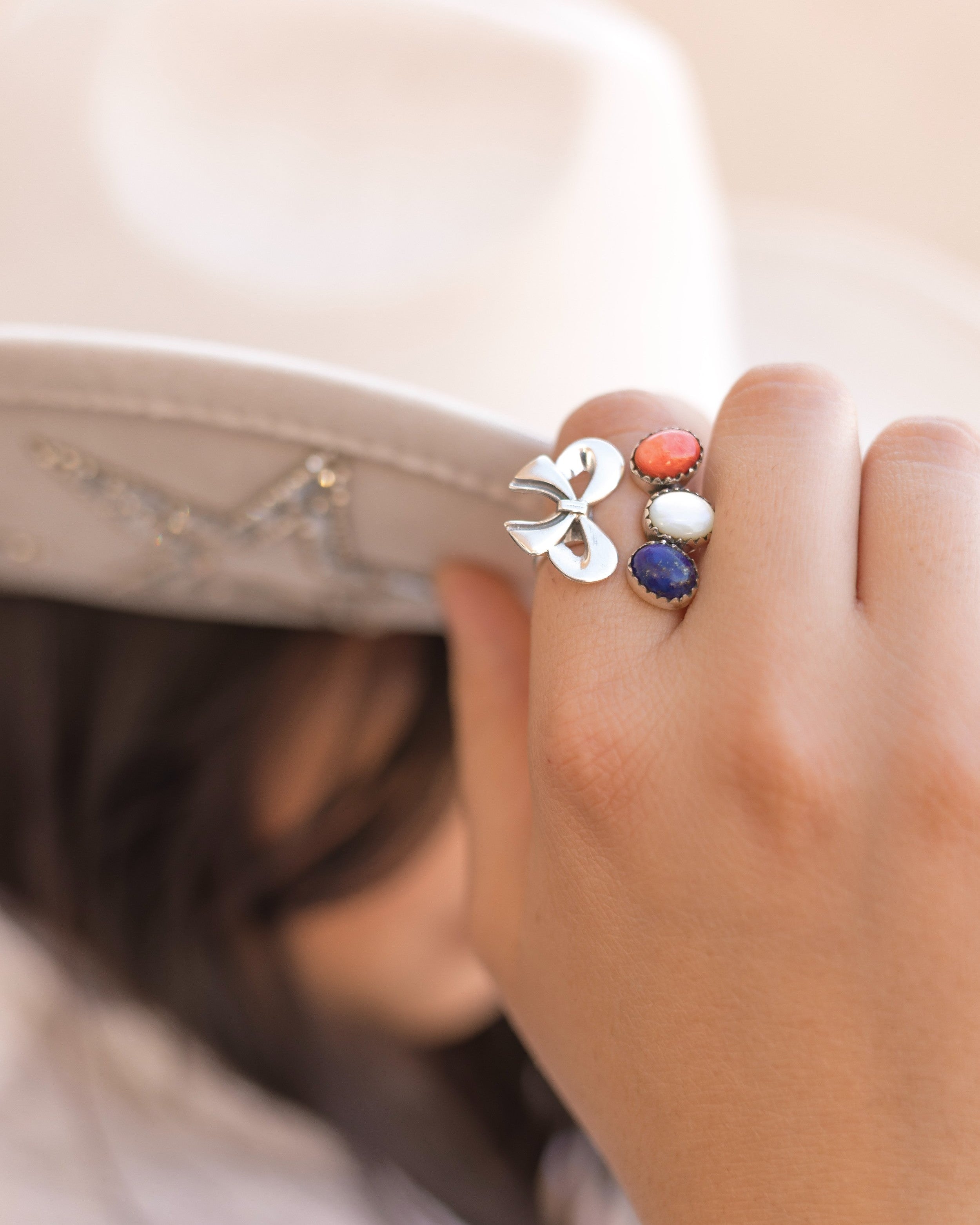 Americana Bow Rings-Rings-Krush Kandy, Women's Online Fashion Boutique Located in Phoenix, Arizona (Scottsdale Area)