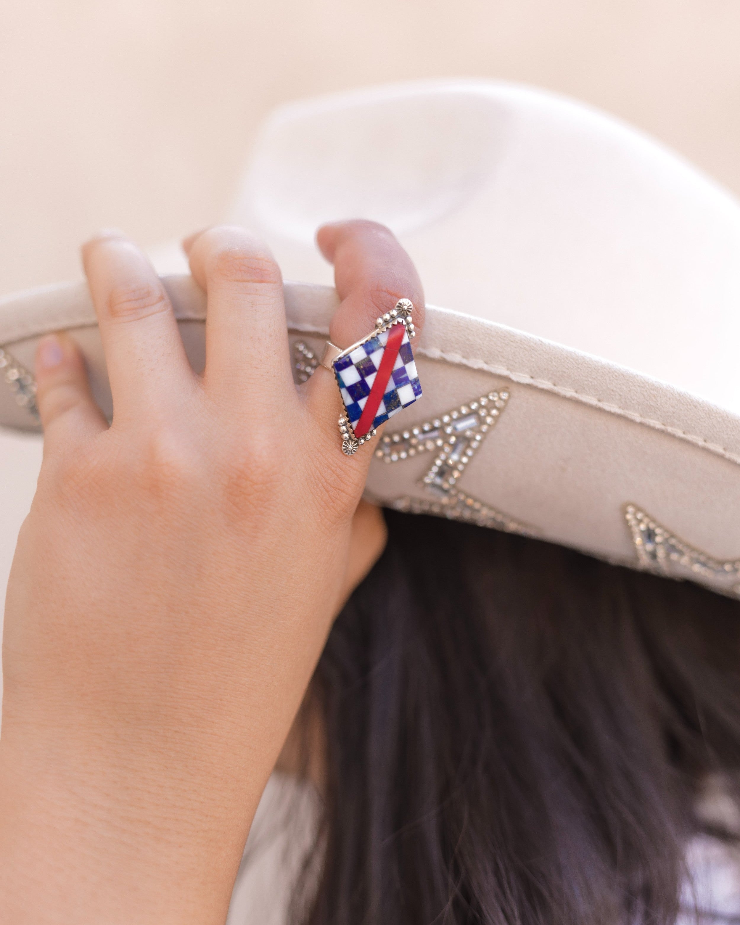 Star-Spangled Stripes Rings-Rings-Krush Kandy, Women's Online Fashion Boutique Located in Phoenix, Arizona (Scottsdale Area)