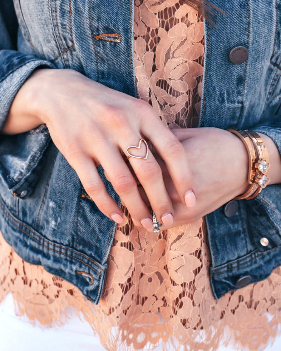 Keep An Open Heart Ring-Dainty Rings-Krush Kandy, Women's Online Fashion Boutique Located in Phoenix, Arizona (Scottsdale Area)