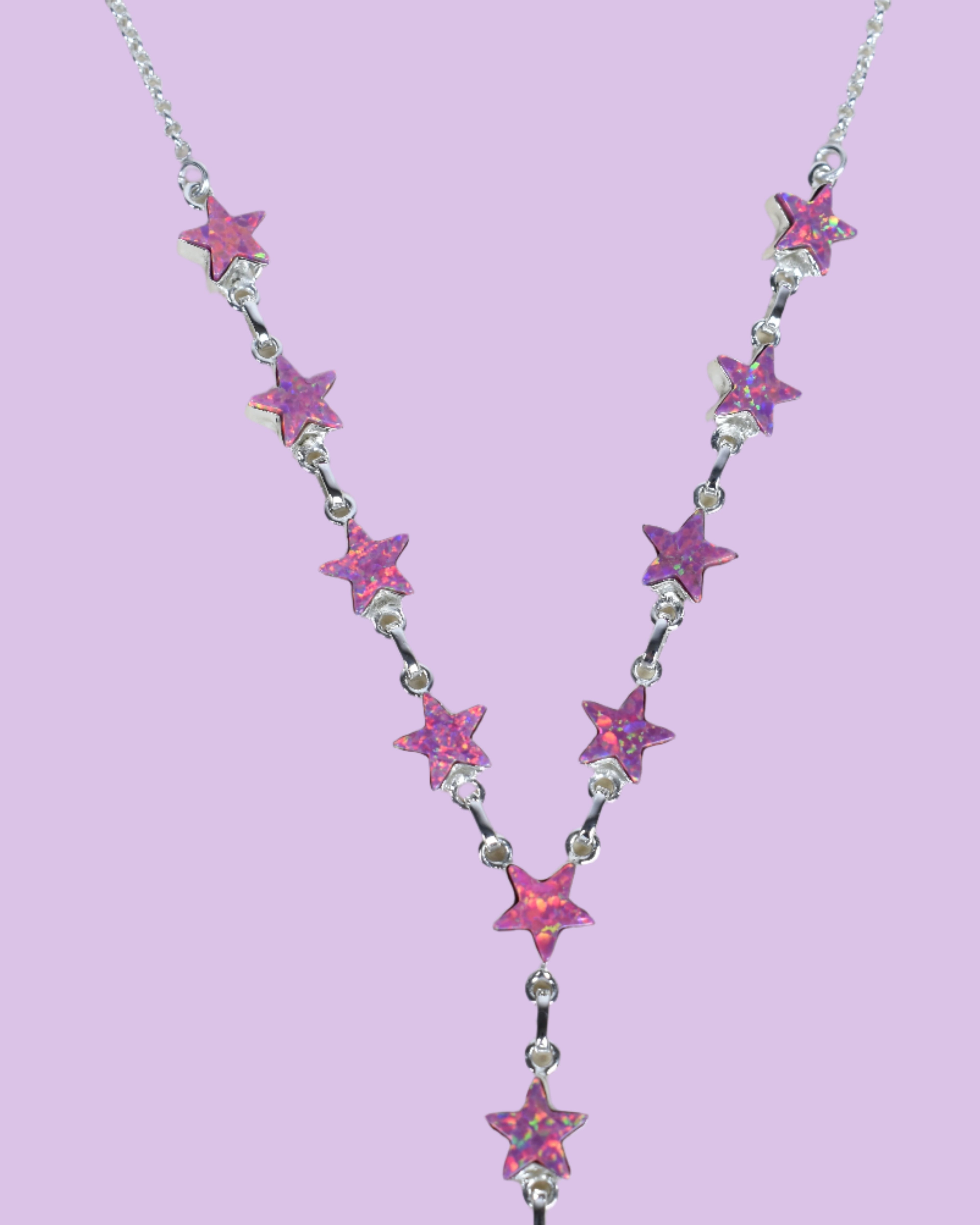Star Studded Cast Necklace-Chain Necklaces-Krush Kandy, Women's Online Fashion Boutique Located in Phoenix, Arizona (Scottsdale Area)
