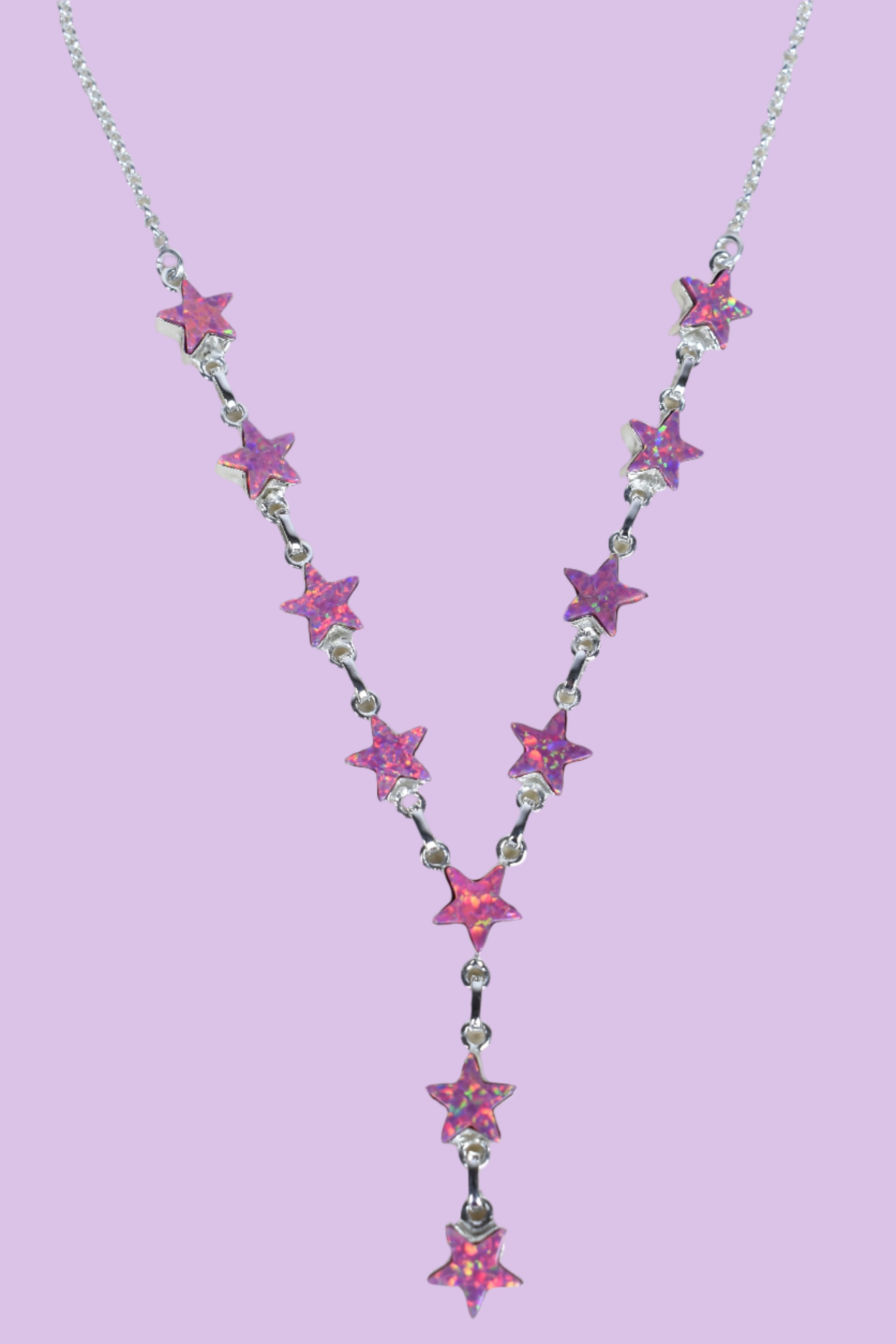 Star Studded Cast Necklace-Chain Necklaces-Krush Kandy, Women's Online Fashion Boutique Located in Phoenix, Arizona (Scottsdale Area)