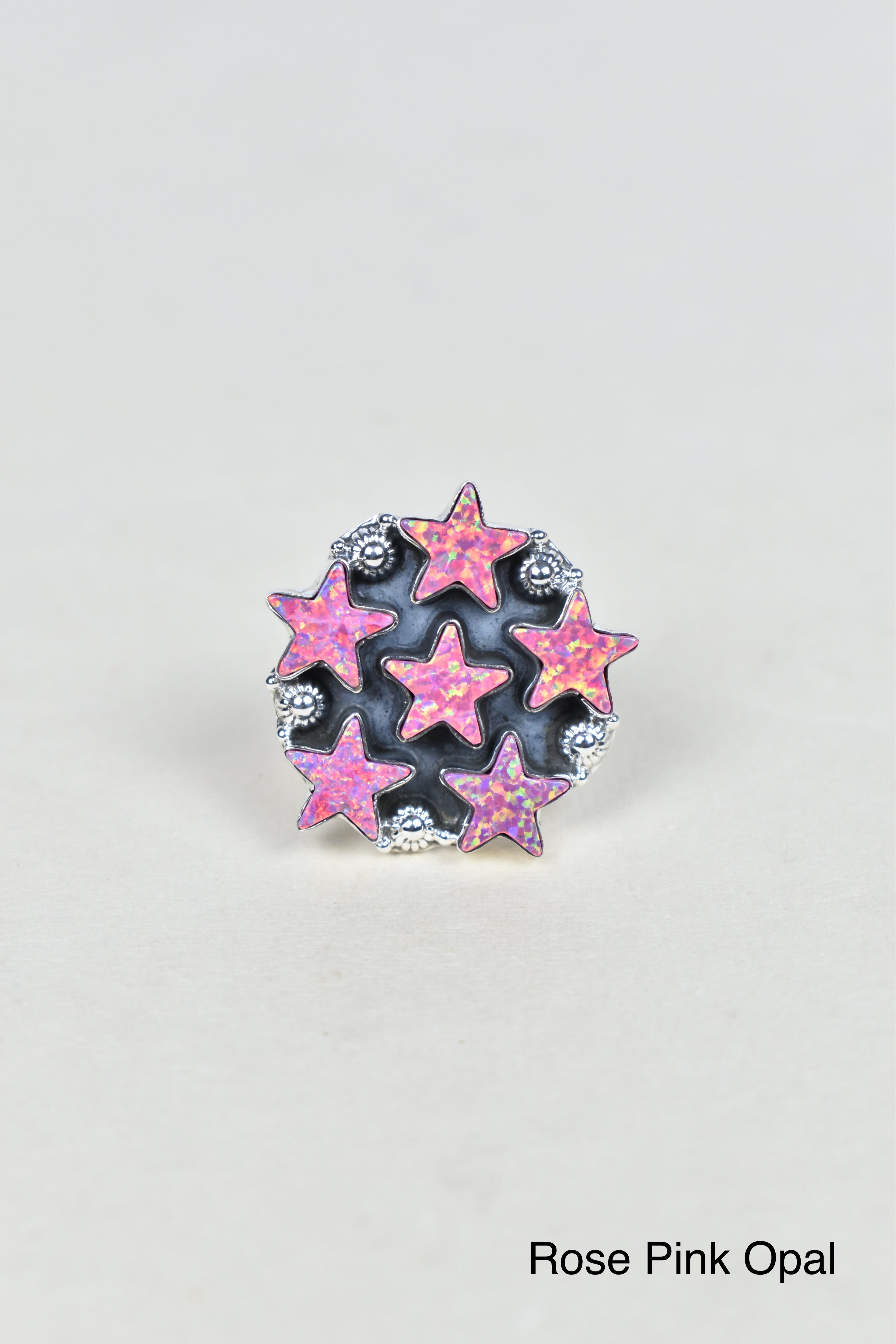 5 Star General Sterling Silver Ring-Cluster Rings-Krush Kandy, Women's Online Fashion Boutique Located in Phoenix, Arizona (Scottsdale Area)