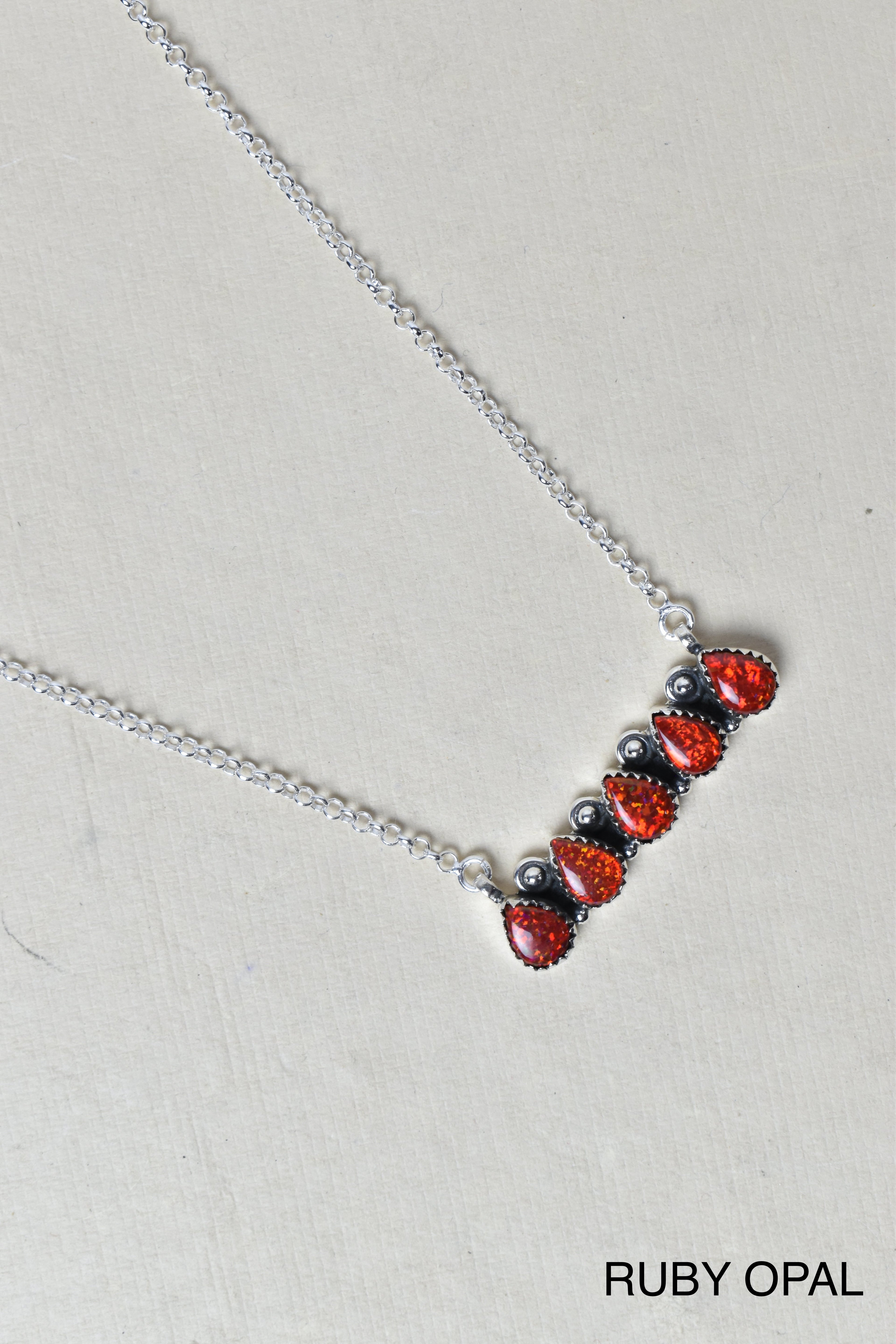 Quintabulous Sterling Silver Necklace-Bar Necklaces-Krush Kandy, Women's Online Fashion Boutique Located in Phoenix, Arizona (Scottsdale Area)