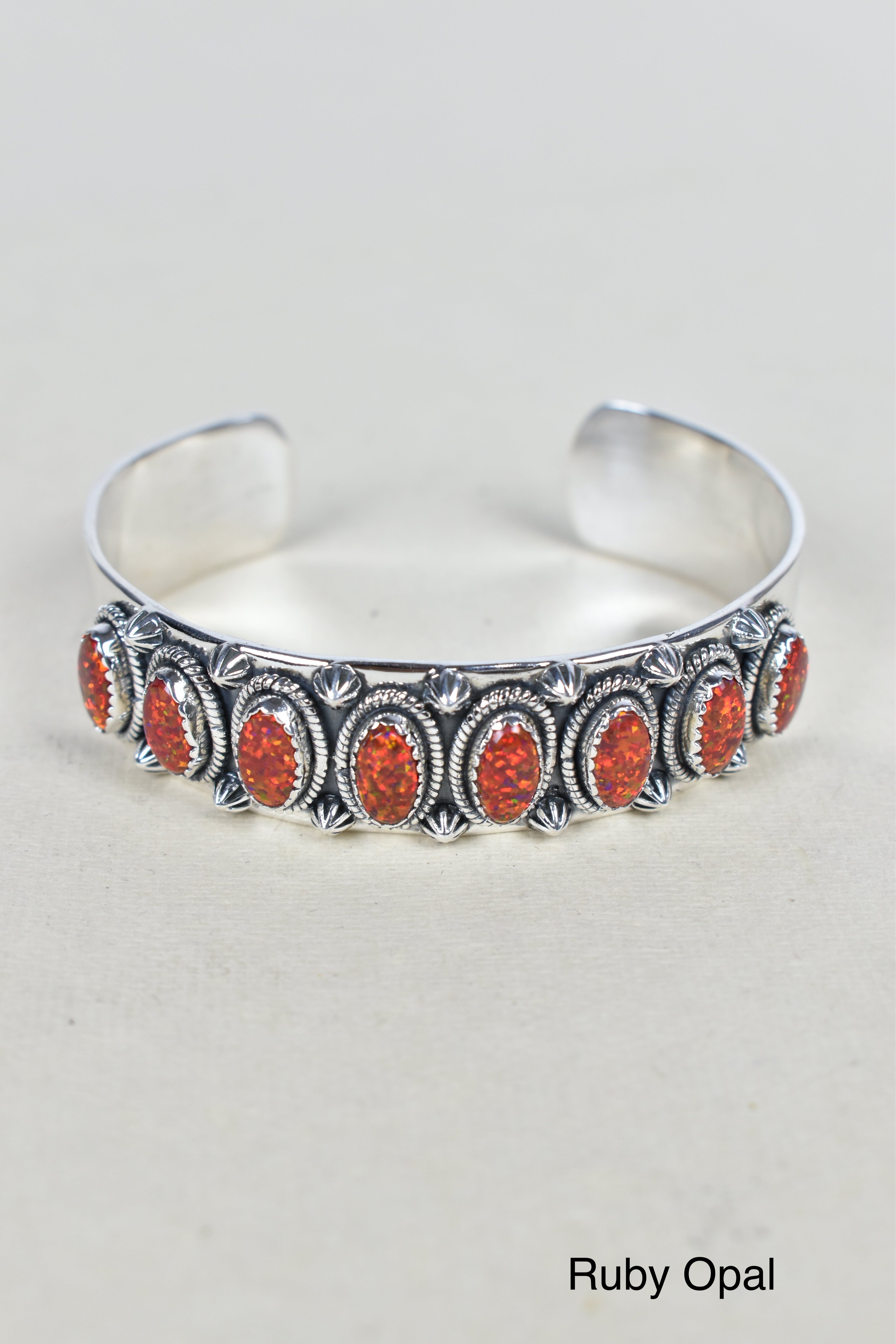 Octet Gem Sterling Silver Cuff-Cuffs-Krush Kandy, Women's Online Fashion Boutique Located in Phoenix, Arizona (Scottsdale Area)