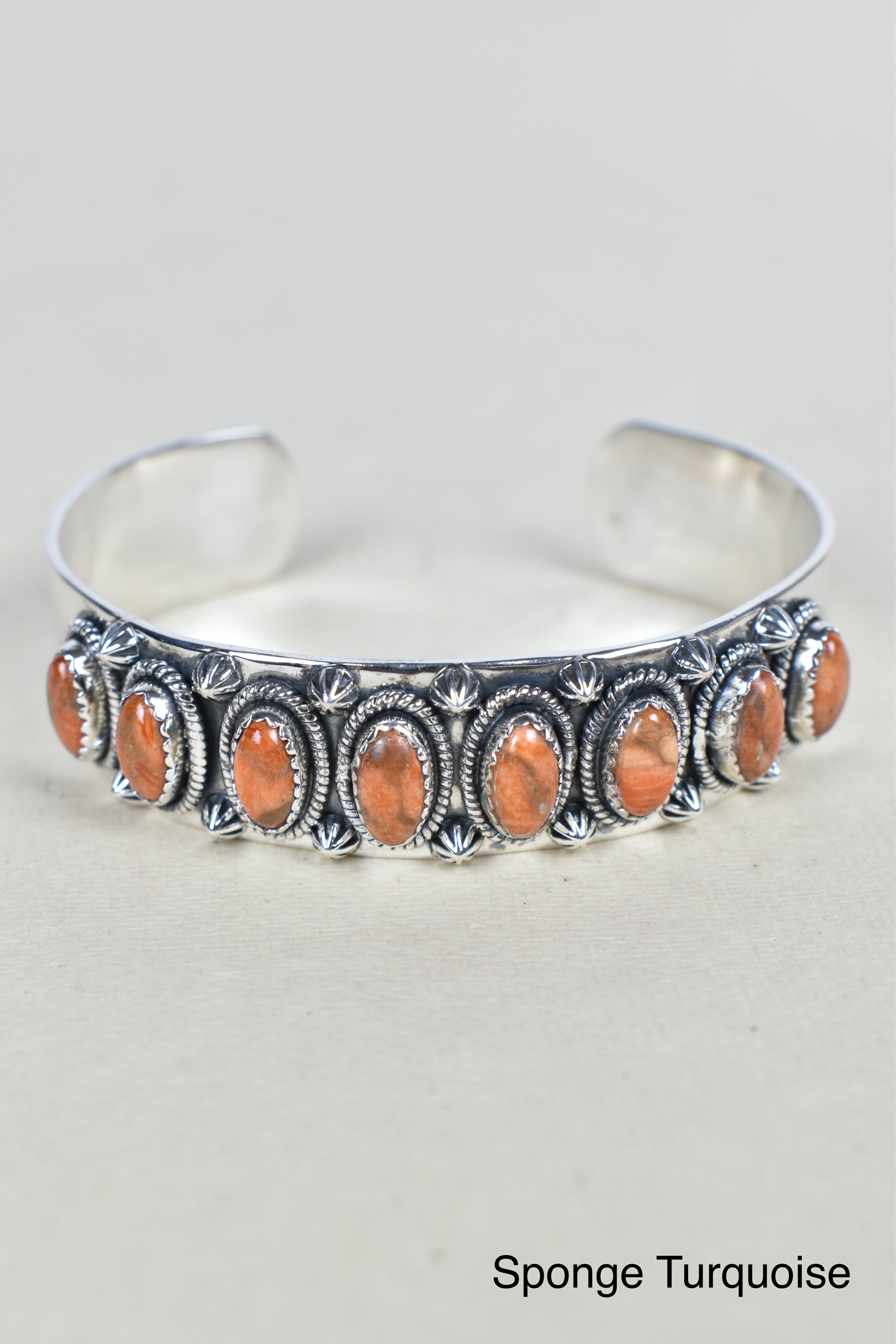 Octet Gem Sterling Silver Cuff-Cuffs-Krush Kandy, Women's Online Fashion Boutique Located in Phoenix, Arizona (Scottsdale Area)