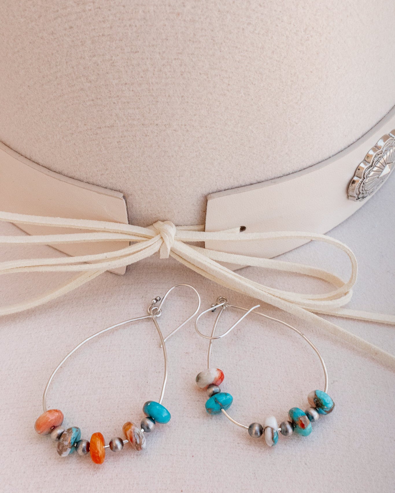 Summertime Copper Boho Desert Pearls Earrings-Earrings-Krush Kandy, Women's Online Fashion Boutique Located in Phoenix, Arizona (Scottsdale Area)