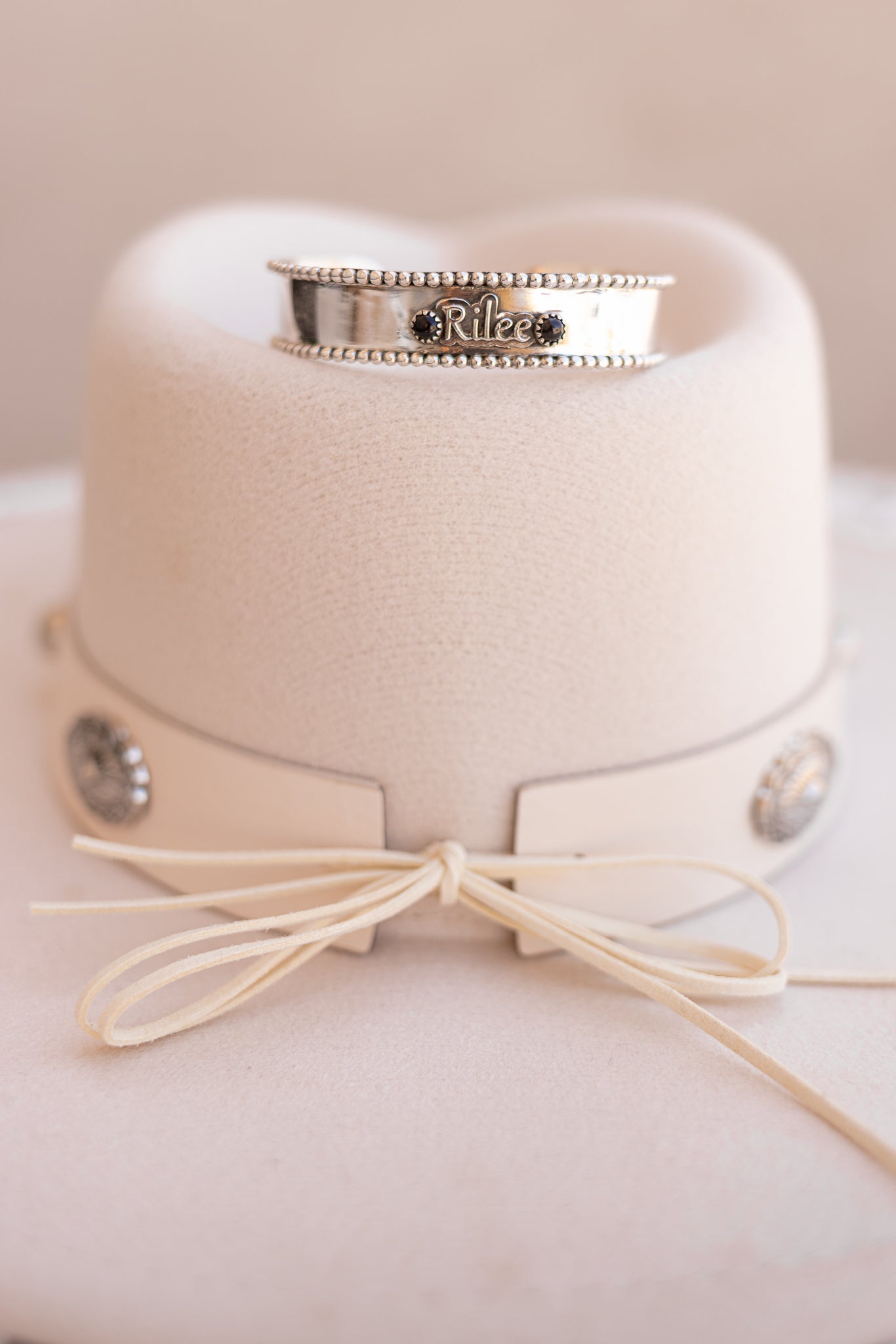 Name Blossom Stone Cuff | PREORDER-Cuffs-Krush Kandy, Women's Online Fashion Boutique Located in Phoenix, Arizona (Scottsdale Area)