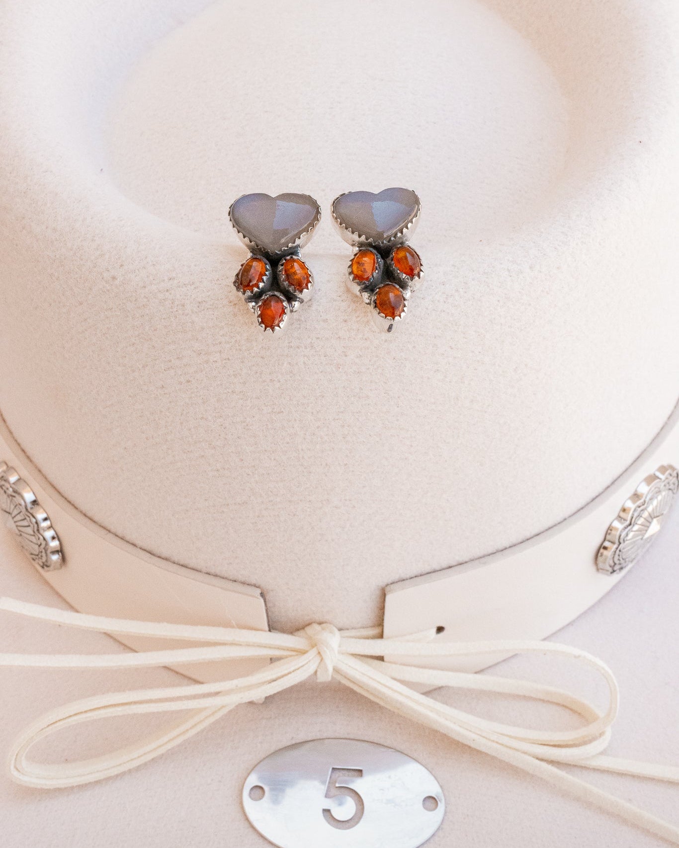 Multi Stone Drop Earrings-Stud Earrings-Krush Kandy, Women's Online Fashion Boutique Located in Phoenix, Arizona (Scottsdale Area)
