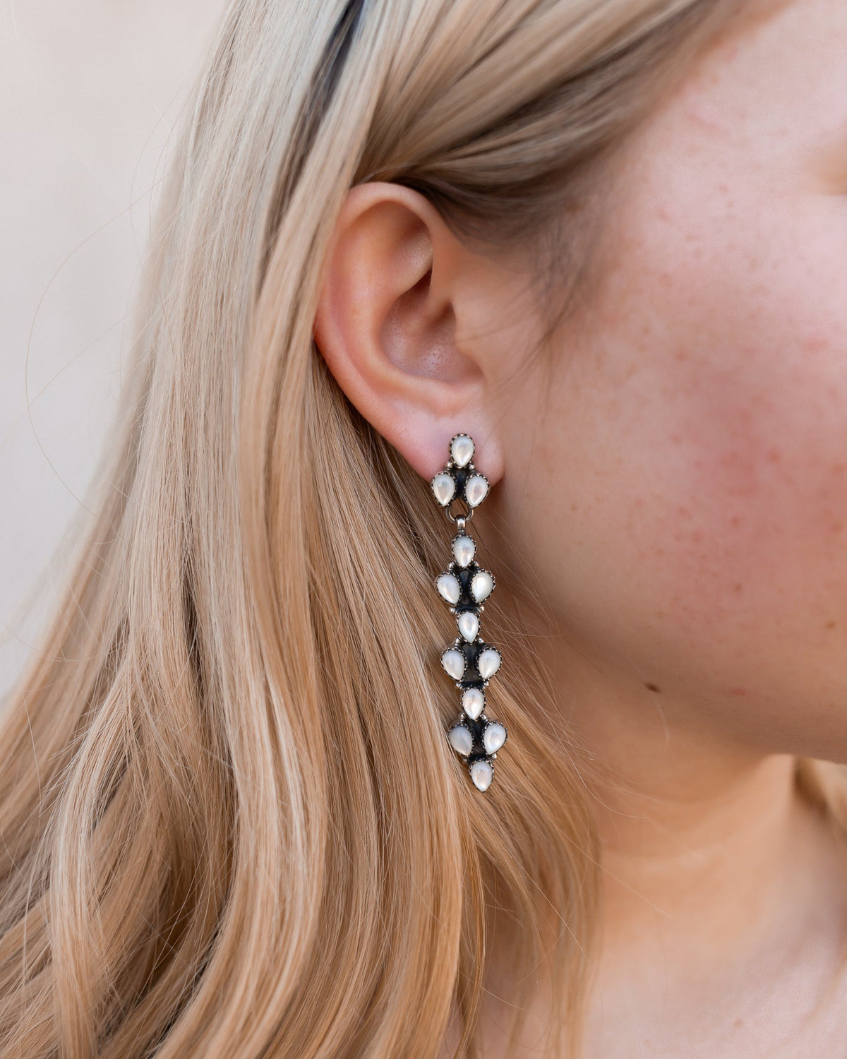 Long Blossom Bar Earrings-Drop Earrings-Krush Kandy, Women's Online Fashion Boutique Located in Phoenix, Arizona (Scottsdale Area)
