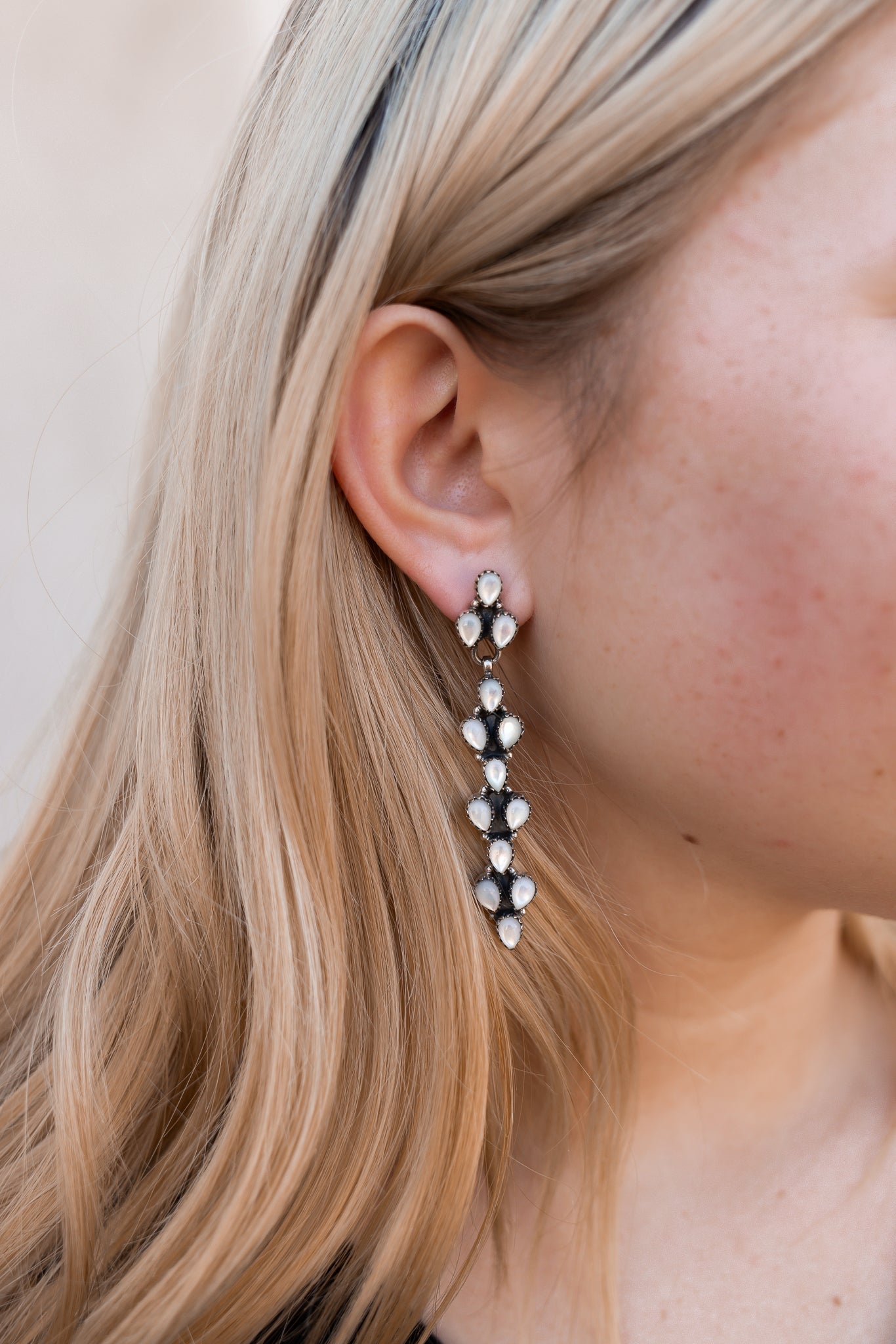 Long Blossom Bar Earrings-Drop Earrings-Krush Kandy, Women's Online Fashion Boutique Located in Phoenix, Arizona (Scottsdale Area)