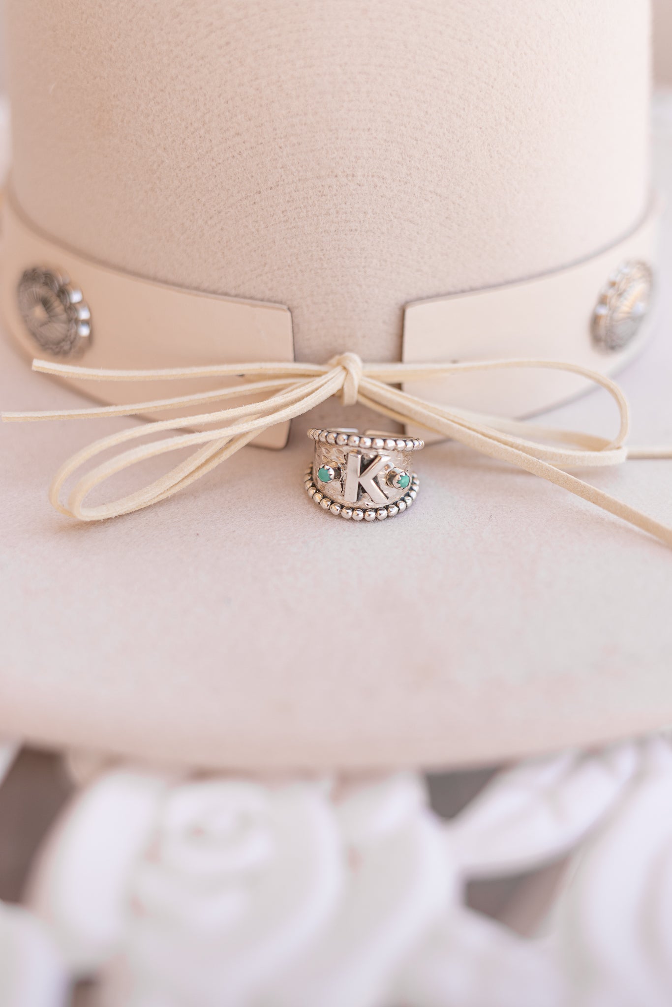 Forever Yours Sterling Silver Initial Ring MADE TO ORDER-Rings-Krush Kandy, Women's Online Fashion Boutique Located in Phoenix, Arizona (Scottsdale Area)