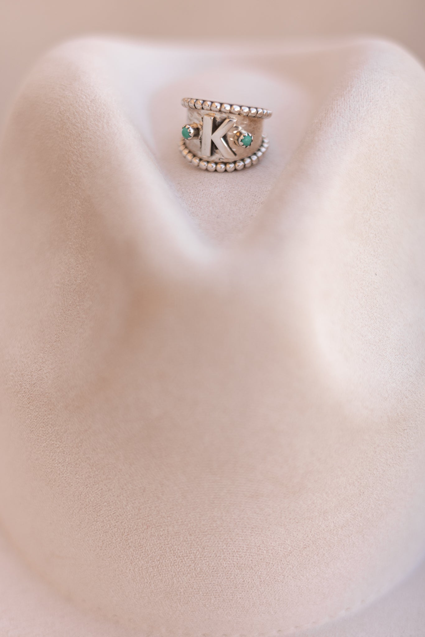 Forever Yours Sterling Silver Initial Ring MADE TO ORDER-Rings-Krush Kandy, Women's Online Fashion Boutique Located in Phoenix, Arizona (Scottsdale Area)