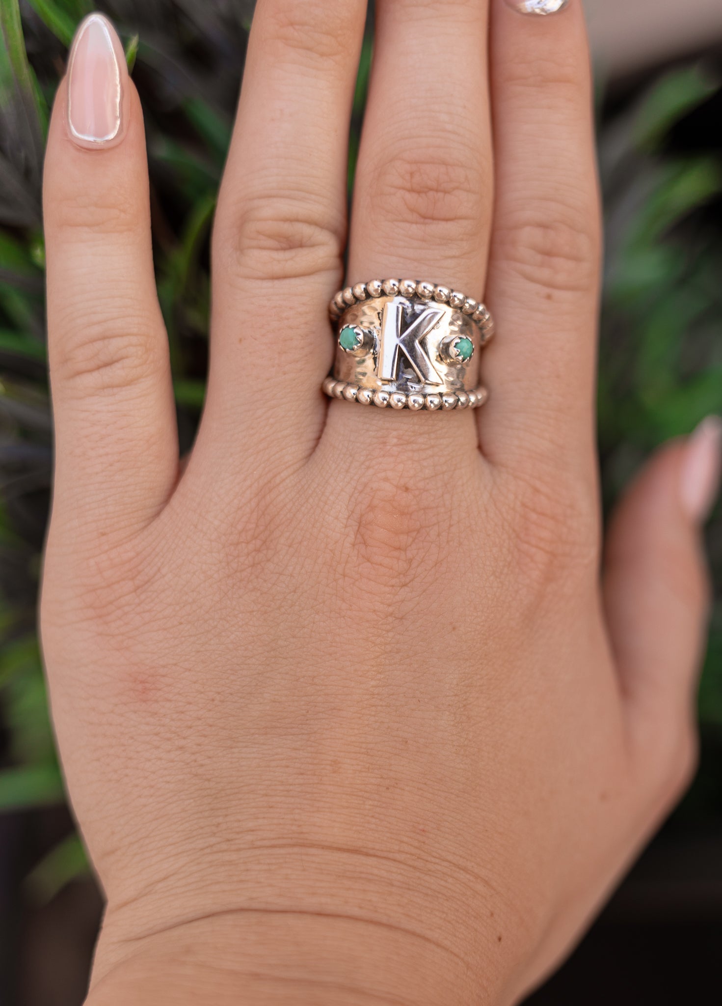 Forever Yours Sterling Silver Initial Ring MADE TO ORDER-Rings-Krush Kandy, Women's Online Fashion Boutique Located in Phoenix, Arizona (Scottsdale Area)