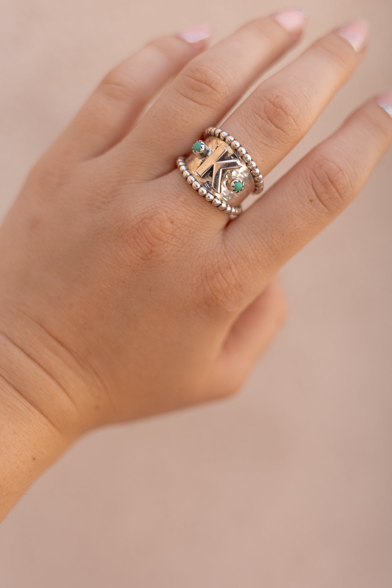 Forever Yours Sterling Silver Initial Ring MADE TO ORDER-Rings-Krush Kandy, Women's Online Fashion Boutique Located in Phoenix, Arizona (Scottsdale Area)