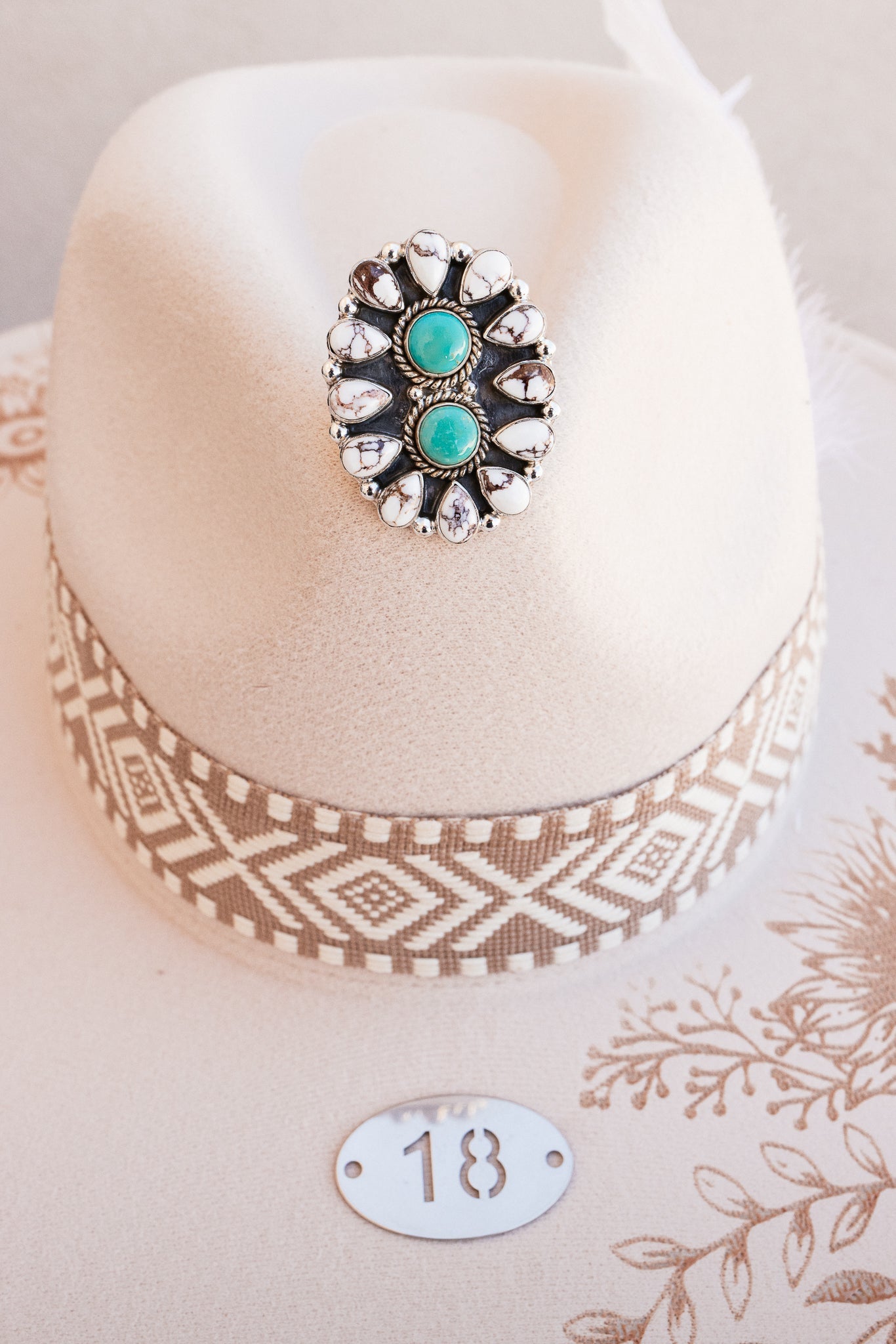 One Of A Kind Turquoise & Wild Horse Rings-Rings-Krush Kandy, Women's Online Fashion Boutique Located in Phoenix, Arizona (Scottsdale Area)