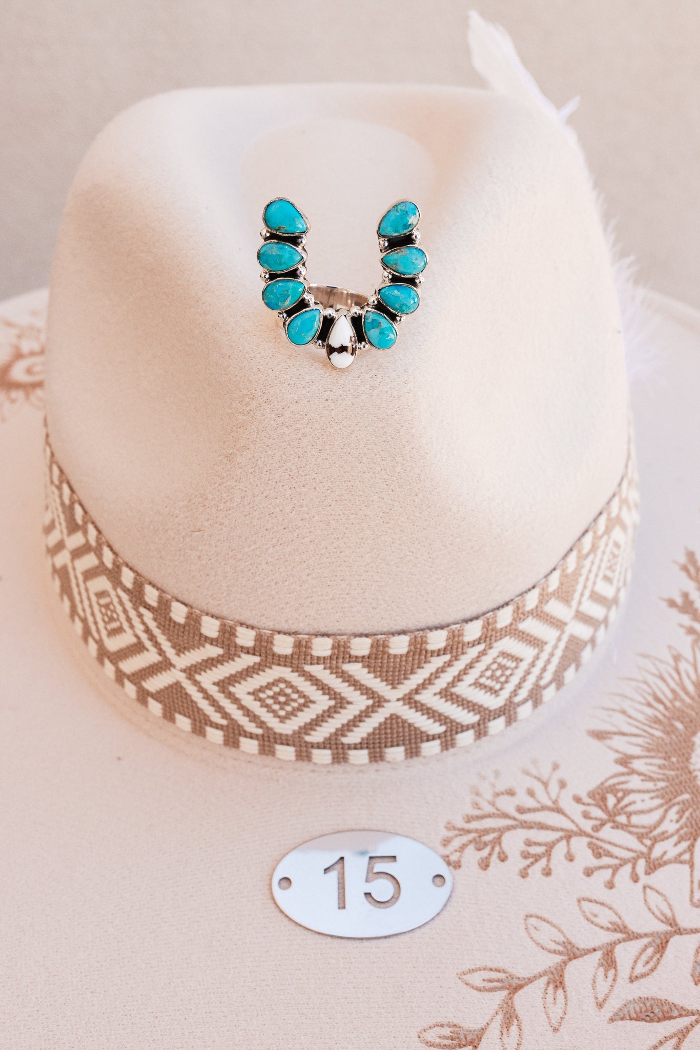 One Of A Kind Turquoise & Wild Horse Rings-Rings-Krush Kandy, Women's Online Fashion Boutique Located in Phoenix, Arizona (Scottsdale Area)